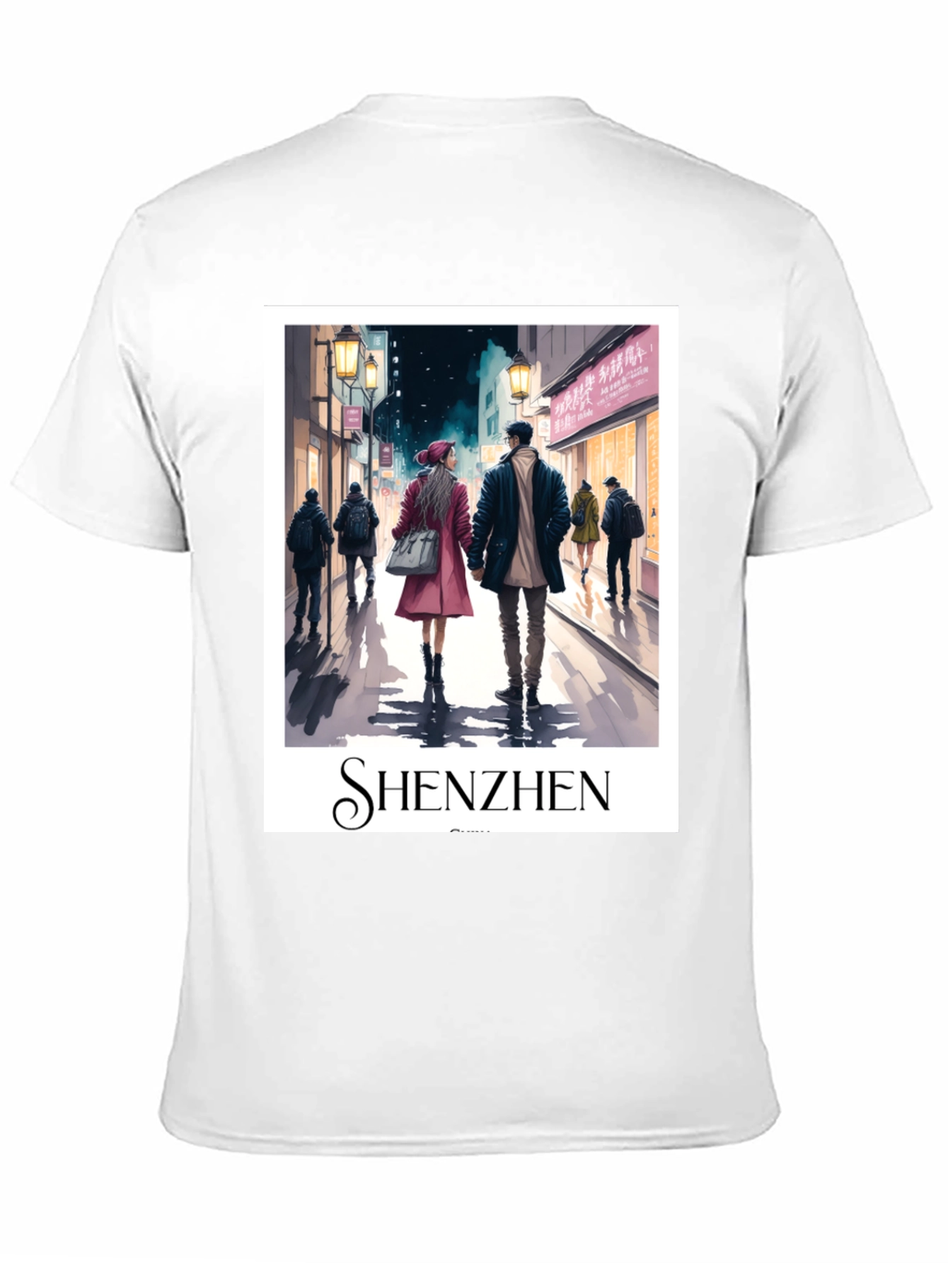 Shenzhen Cityscape Graphic T-Shirt