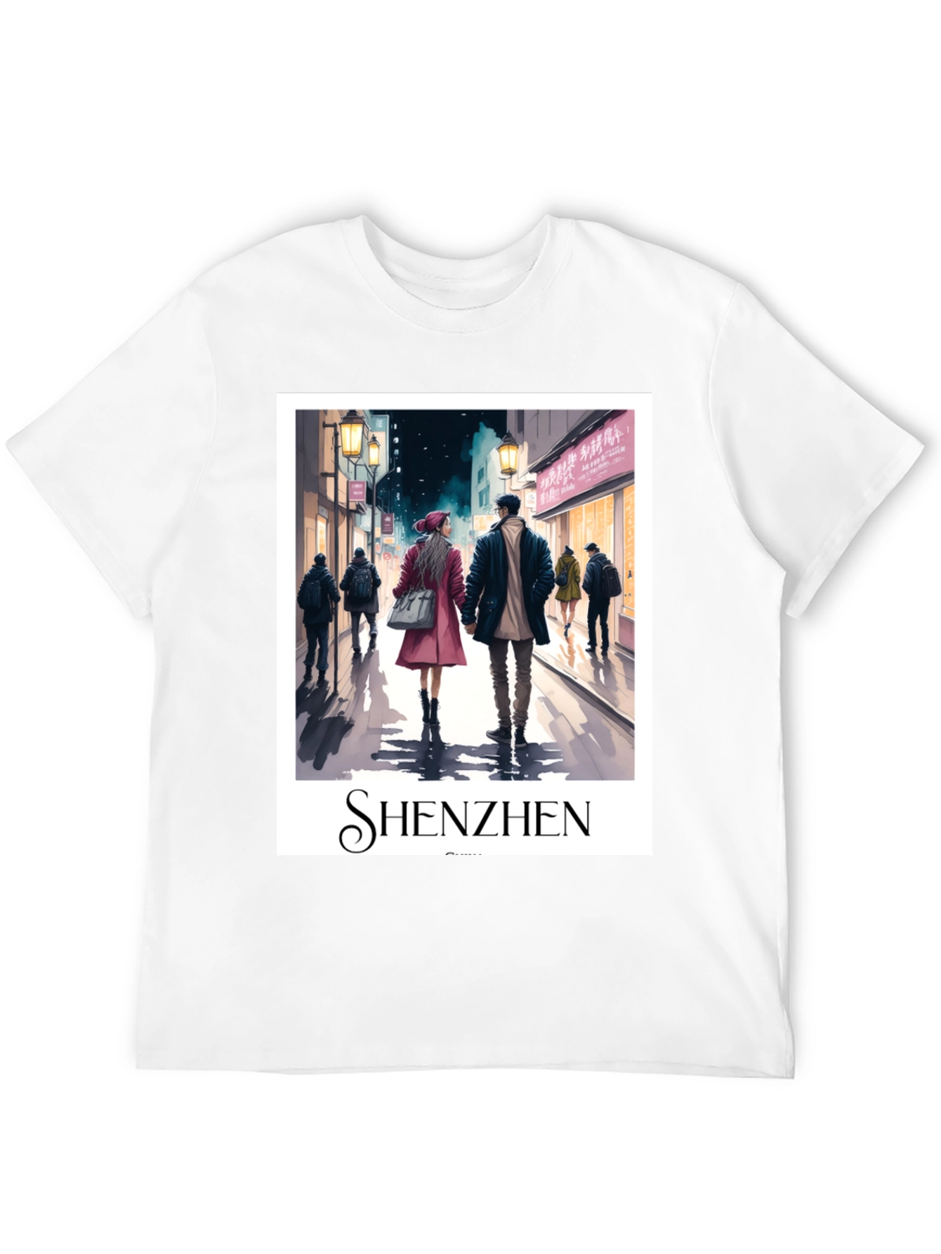 Shenzhen Cityscape Graphic T-Shirt