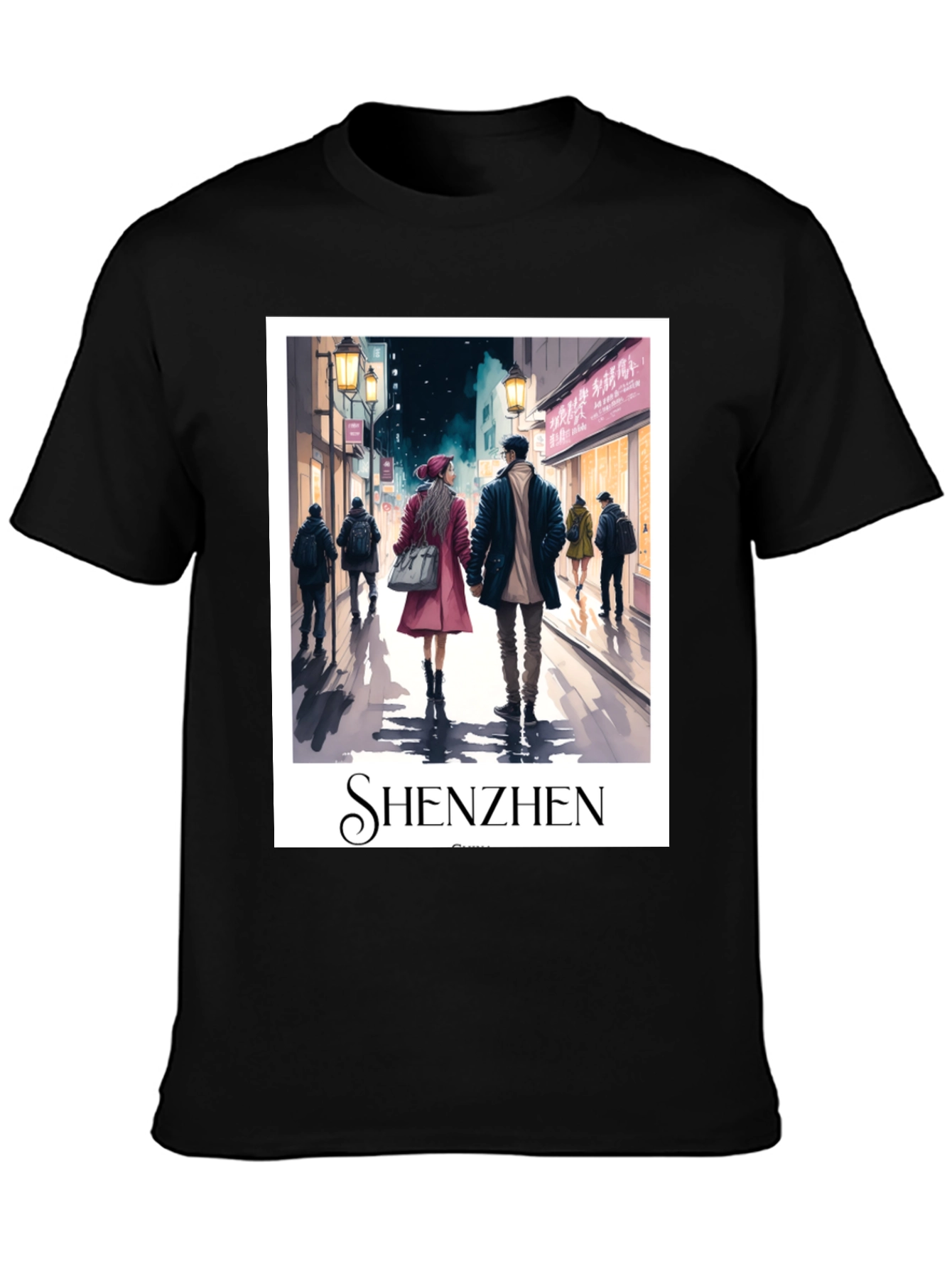Shenzhen Cityscape Graphic T-Shirt