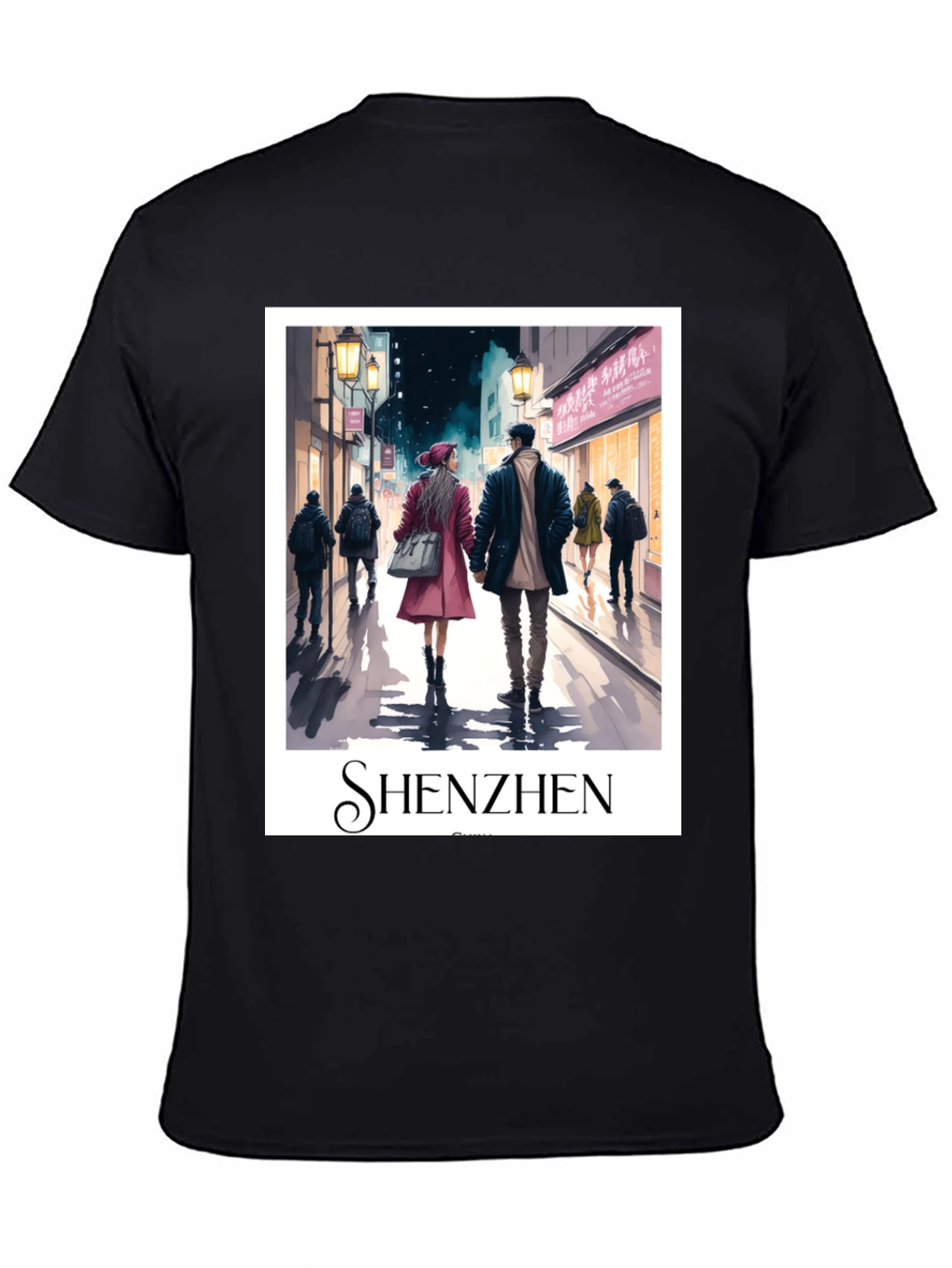Shenzhen Cityscape Graphic T-Shirt