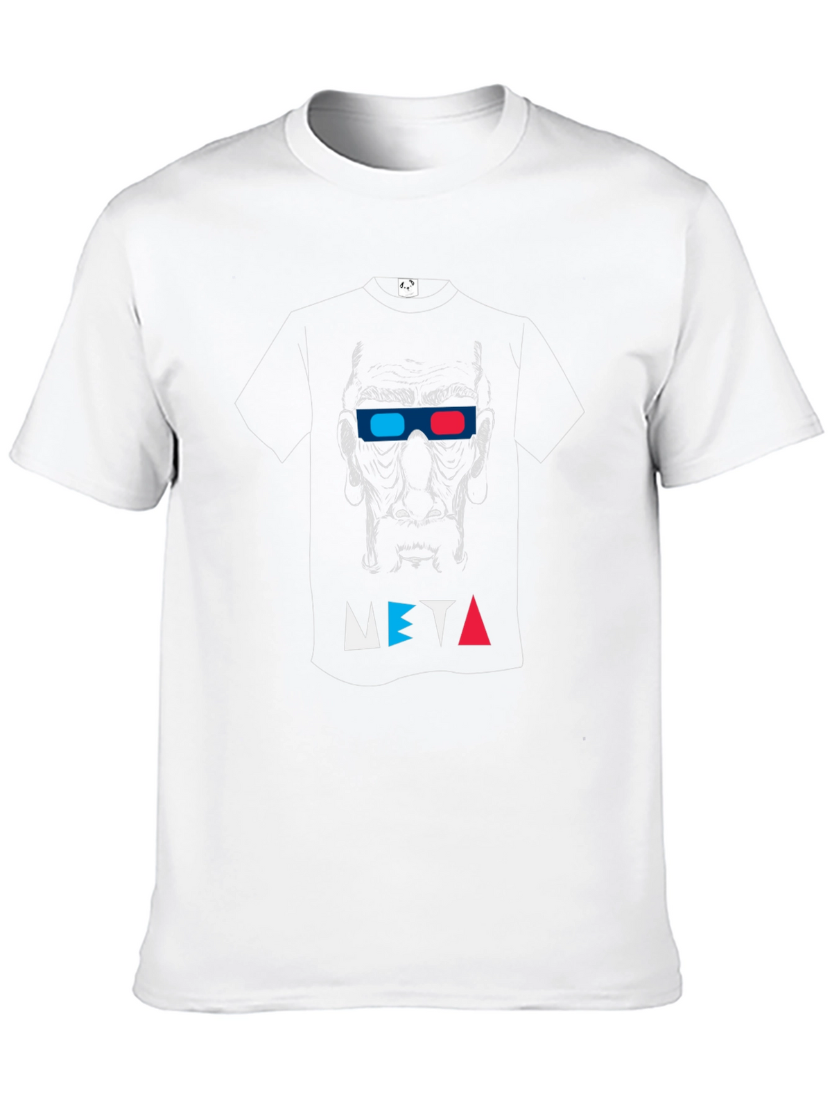 Meta 3D Glasses Black Graphic Tee