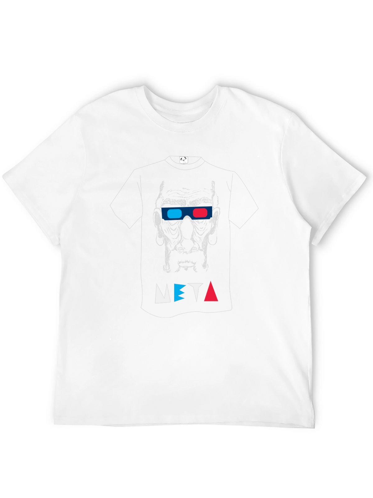 Meta 3D Glasses Black Graphic Tee