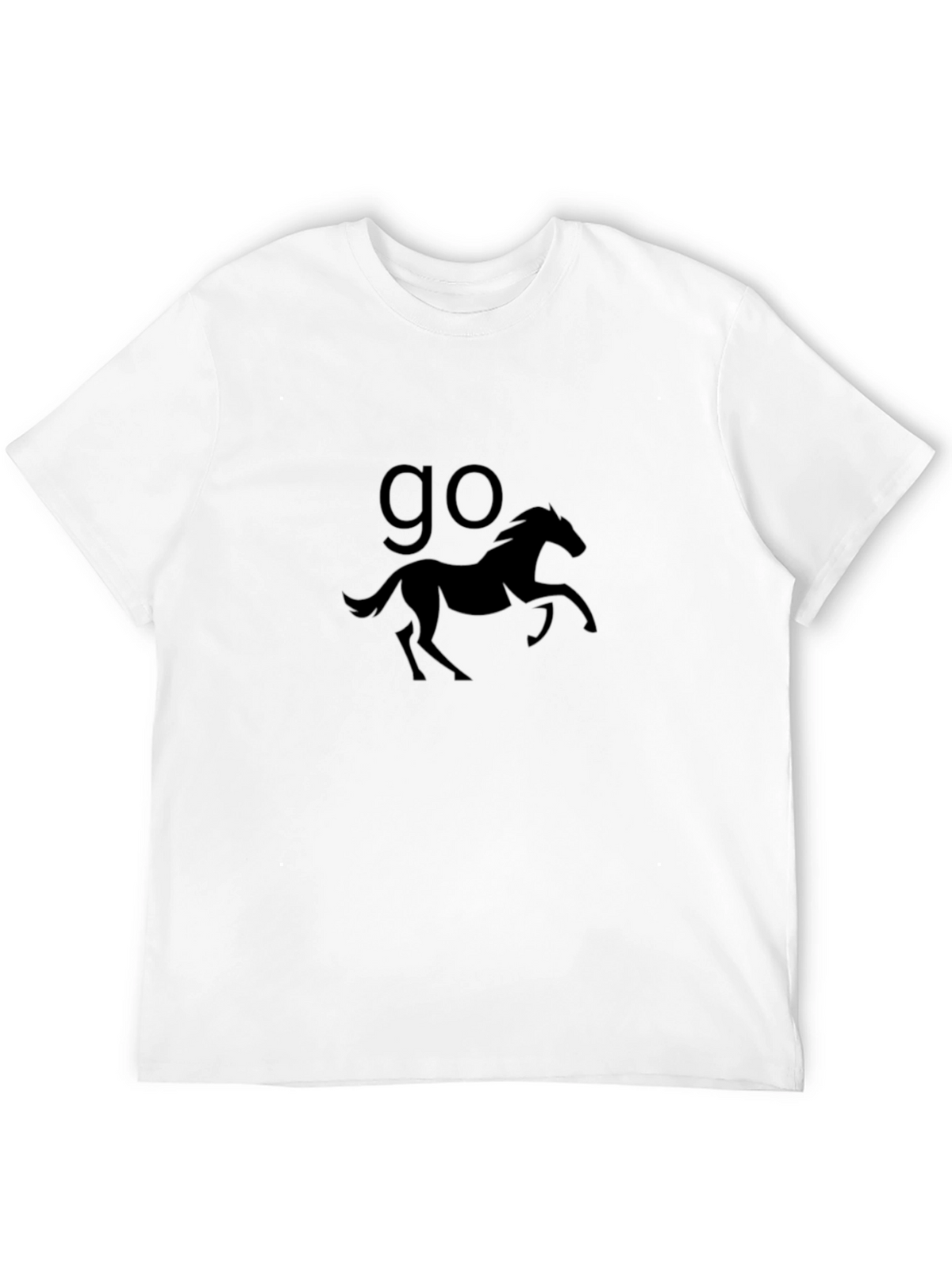 Go Horse T-Shirt - Black Graphic Tee