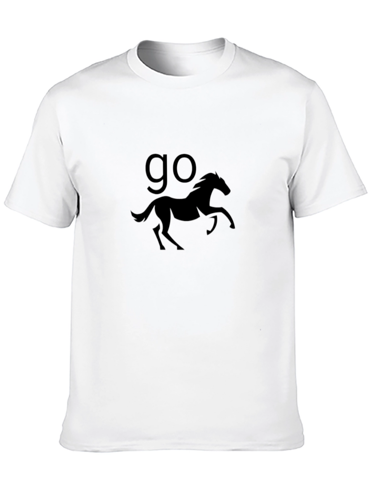 Go Horse T-Shirt - Black Graphic Tee