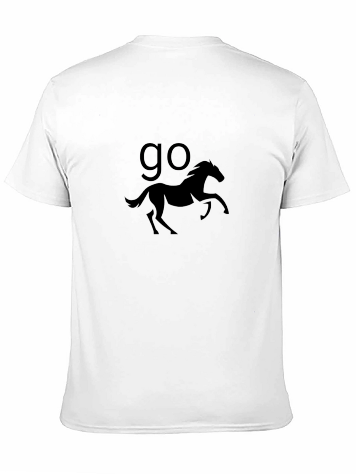 Go Horse T-Shirt - Black Graphic Tee