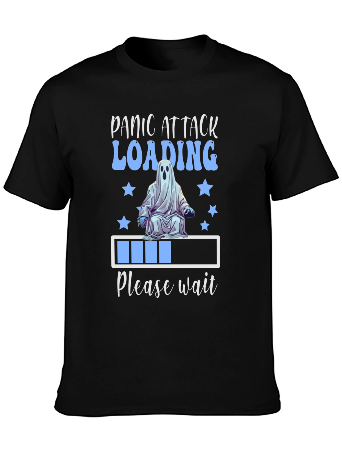 Panic Attack Loading Ghost T-Shirt
