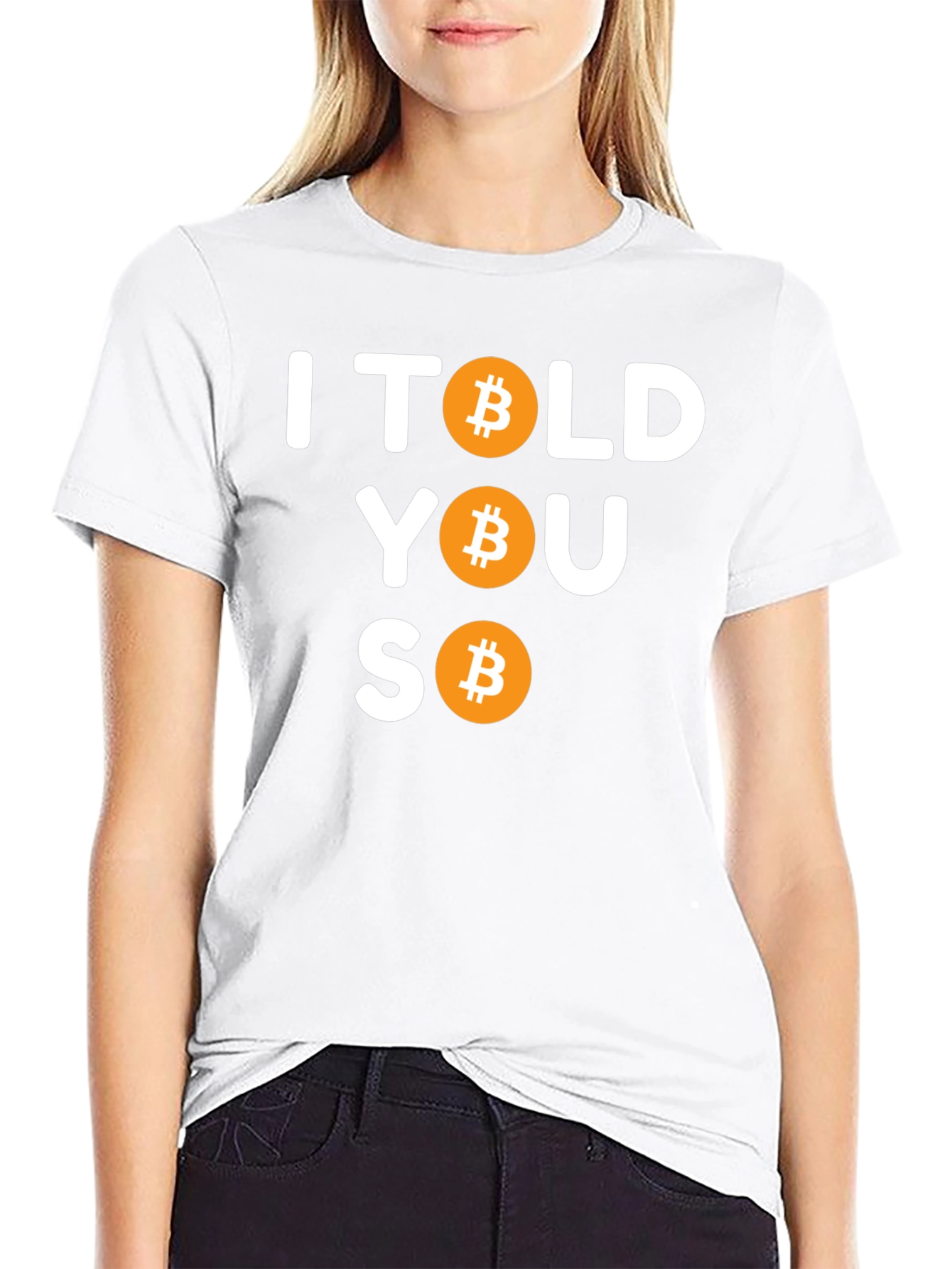 Bitcoin I Told You So Black T-Shirt