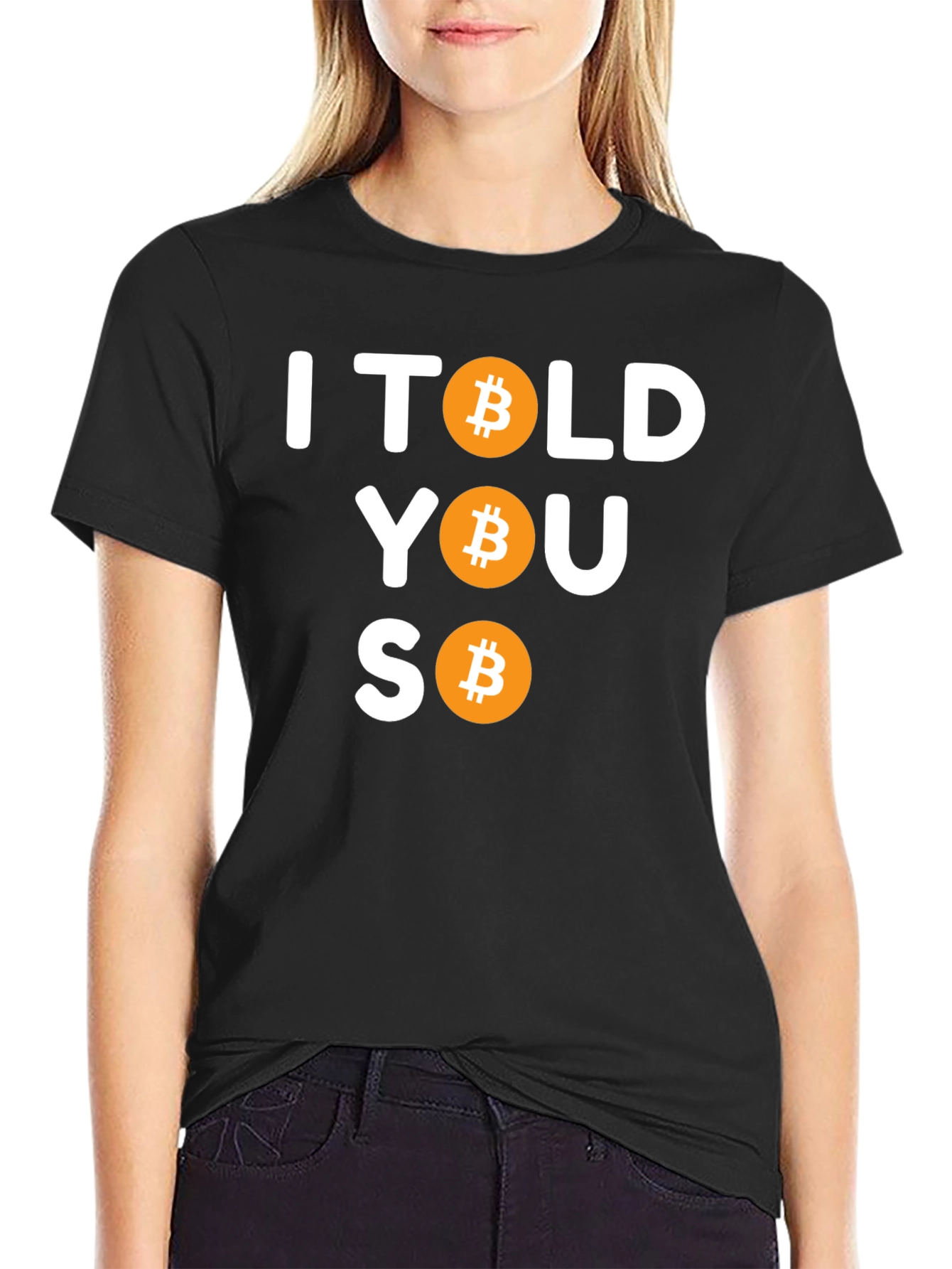 Bitcoin I Told You So Black T-Shirt