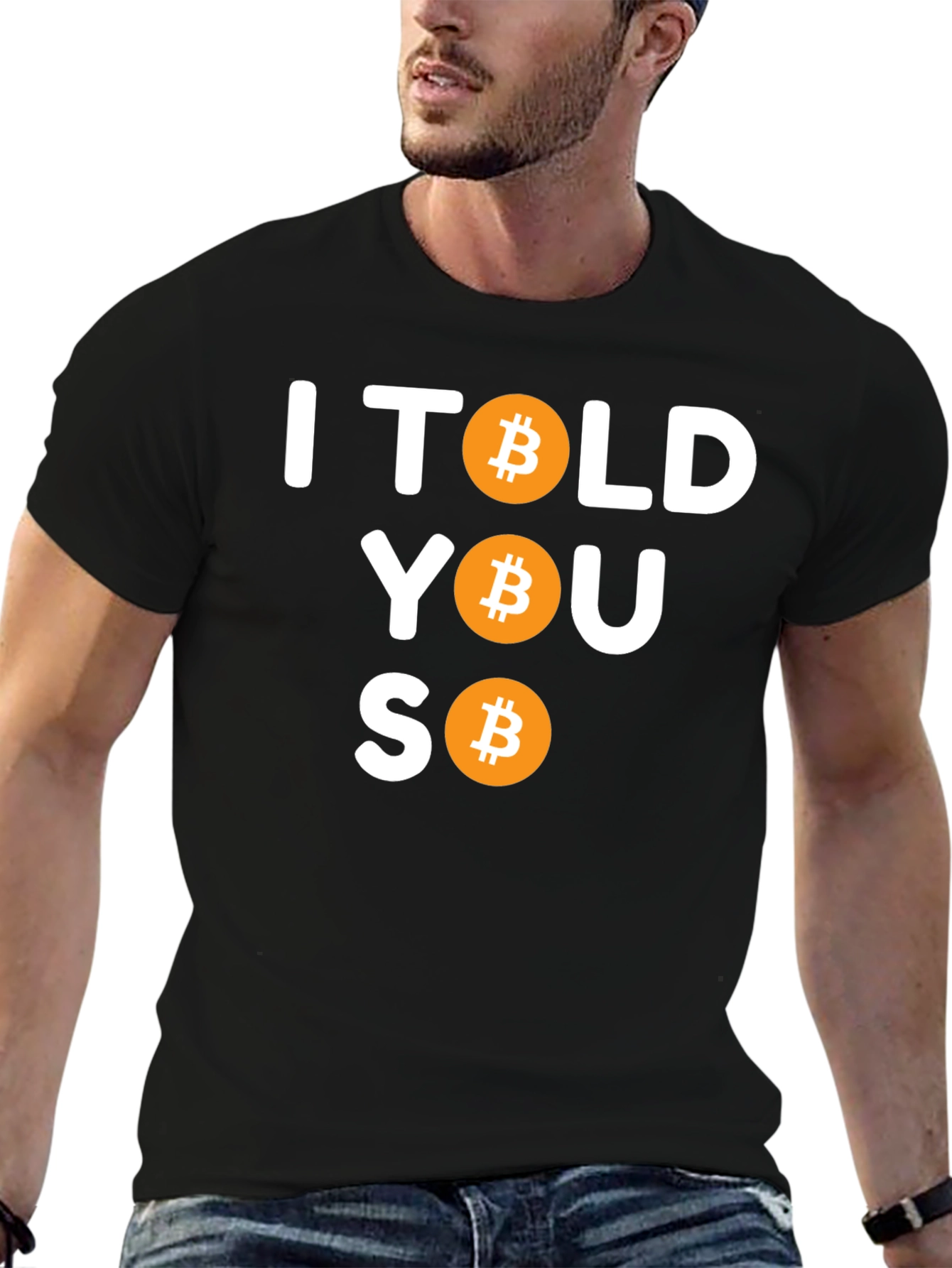 Bitcoin I Told You So Black T-Shirt