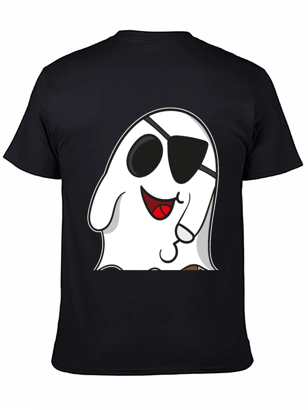 Funny Pirate Ghost Graphic T-Shirt