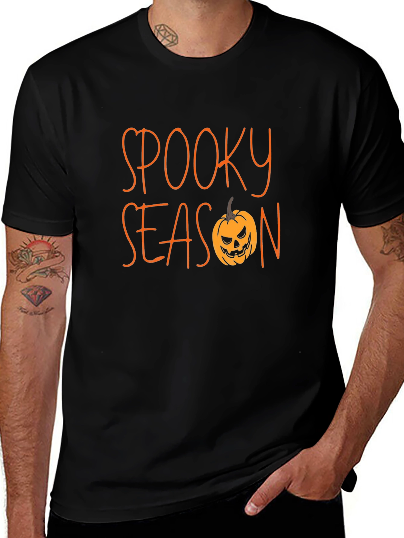 Spooky Season Black T-Shirt - Halloween Apparel