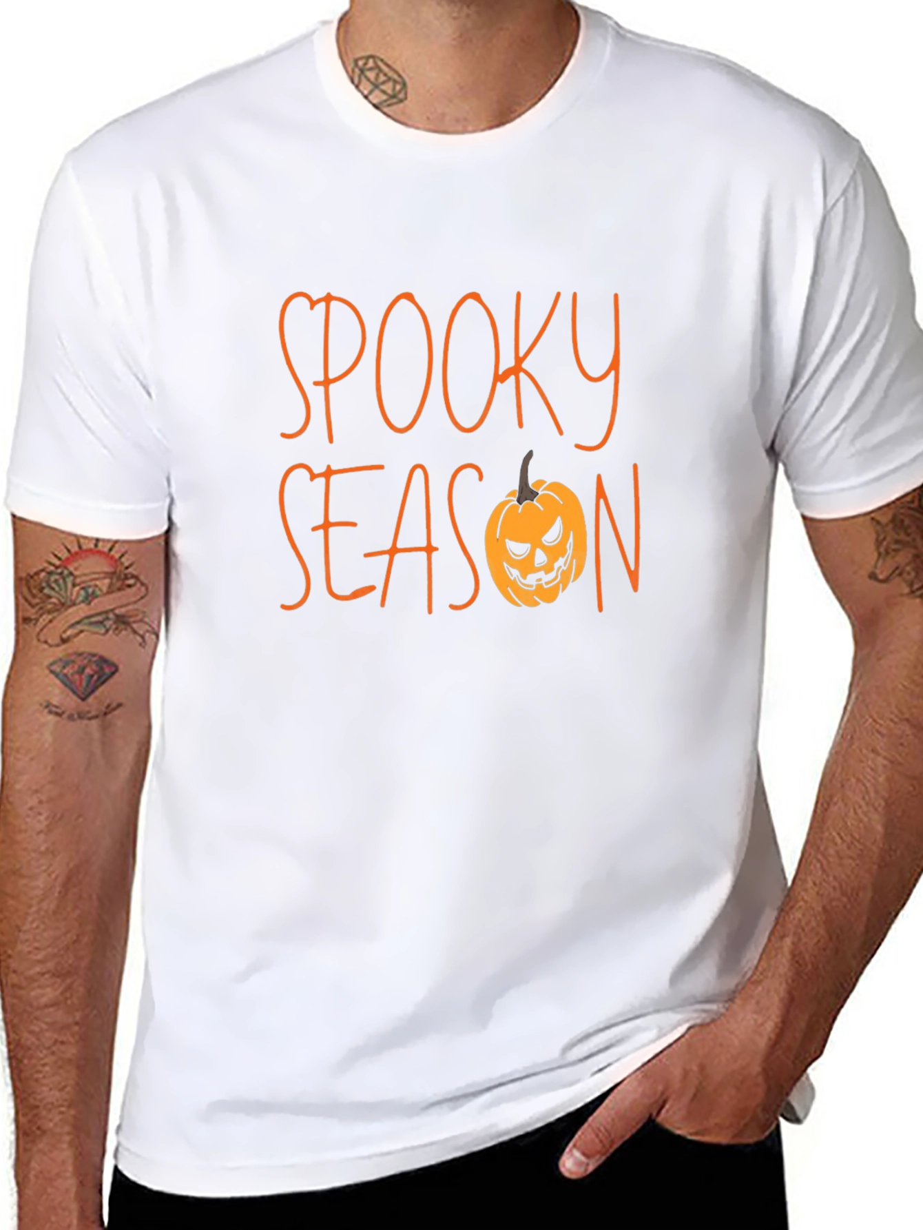 Spooky Season Black T-Shirt - Halloween Apparel