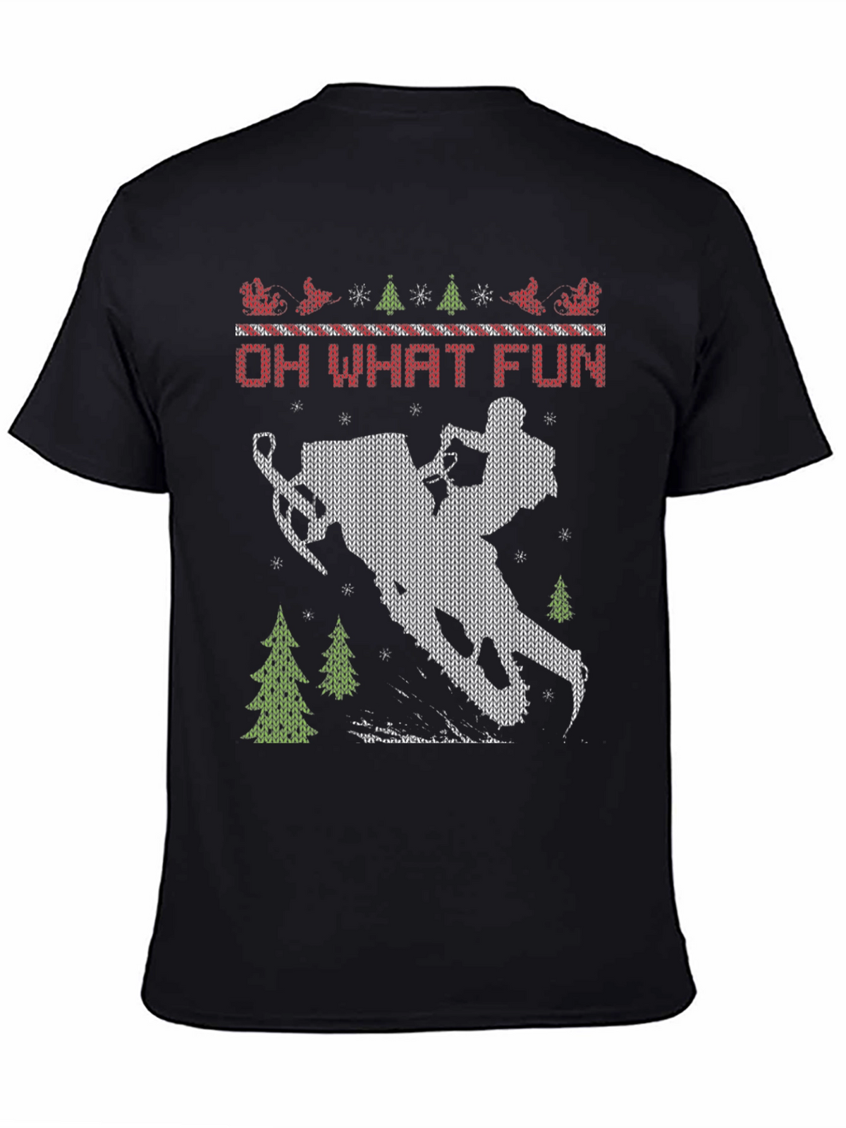 Oh What Fun Snowmobile T-Shirt