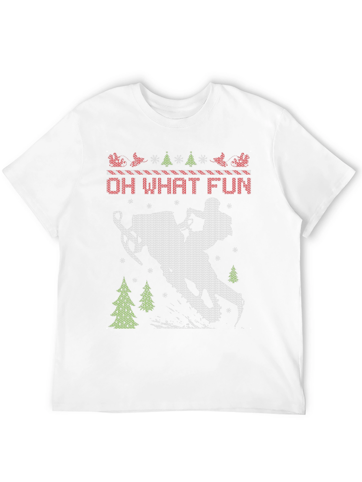 Oh What Fun Snowmobile T-Shirt