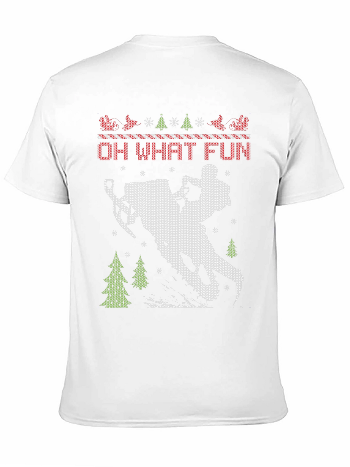 Oh What Fun Snowmobile T-Shirt