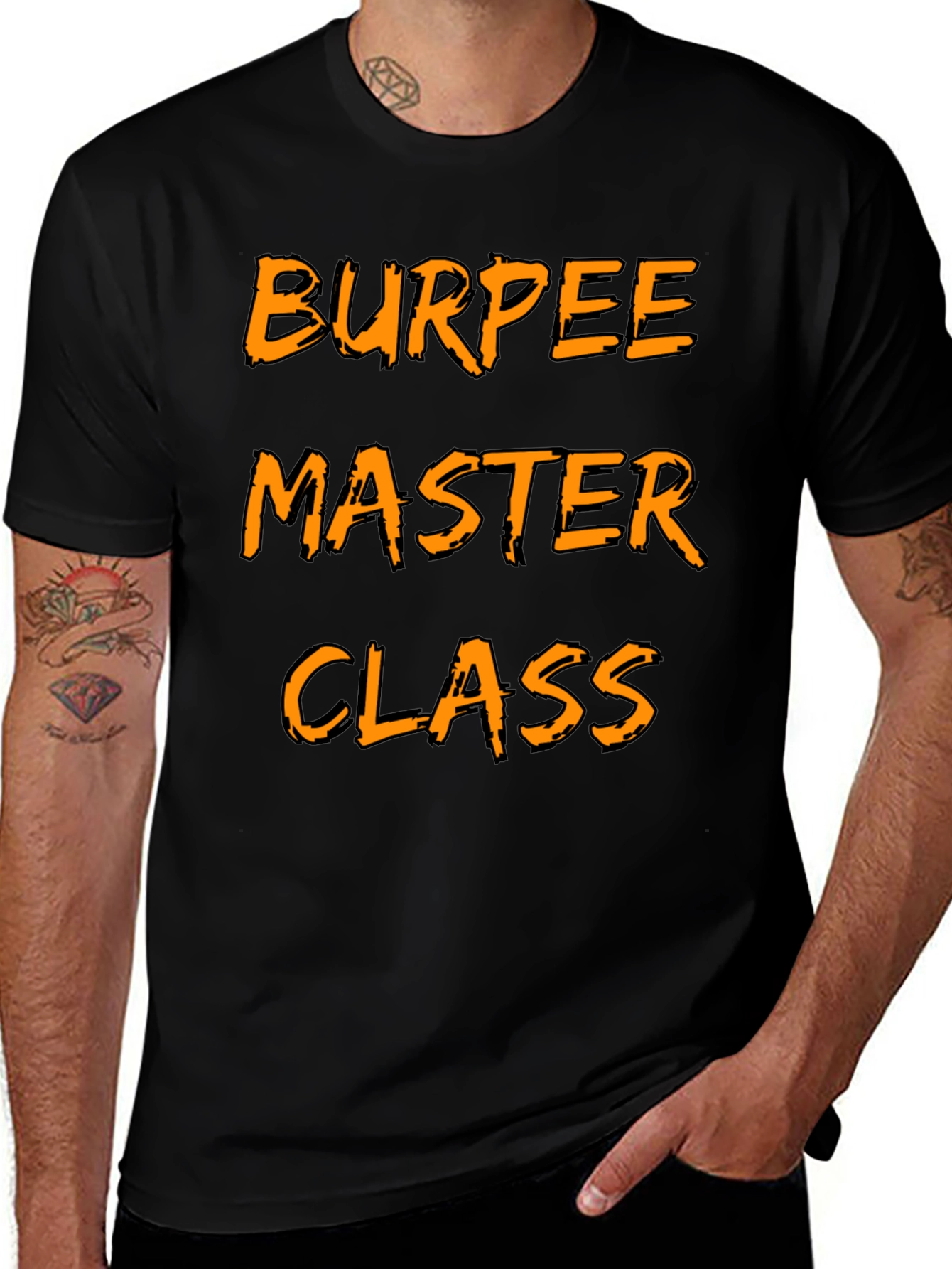 Burpee Master Class Graphic T-Shirt - Black