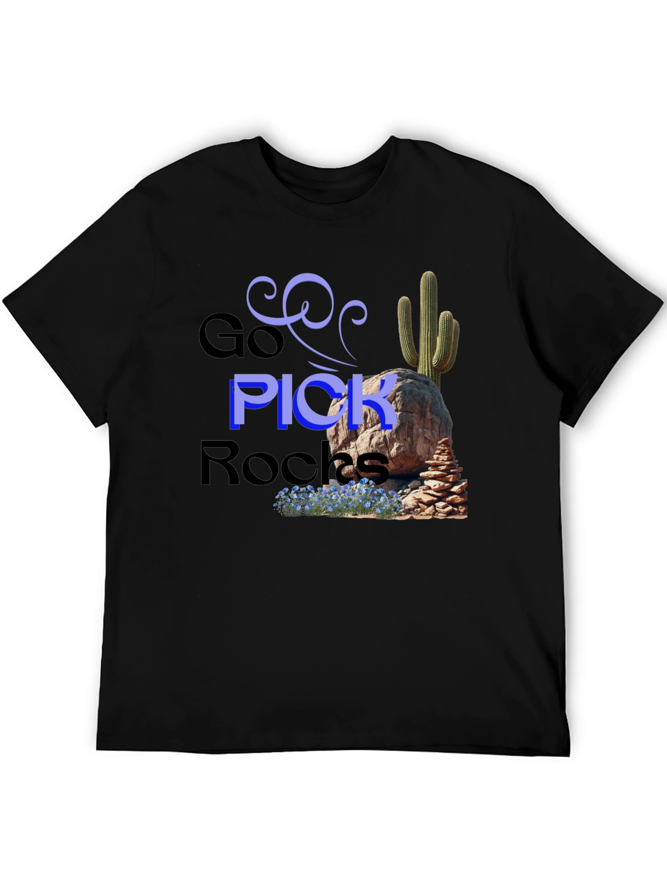Go Pick Rocks Graphic Tee - Desert Adventure