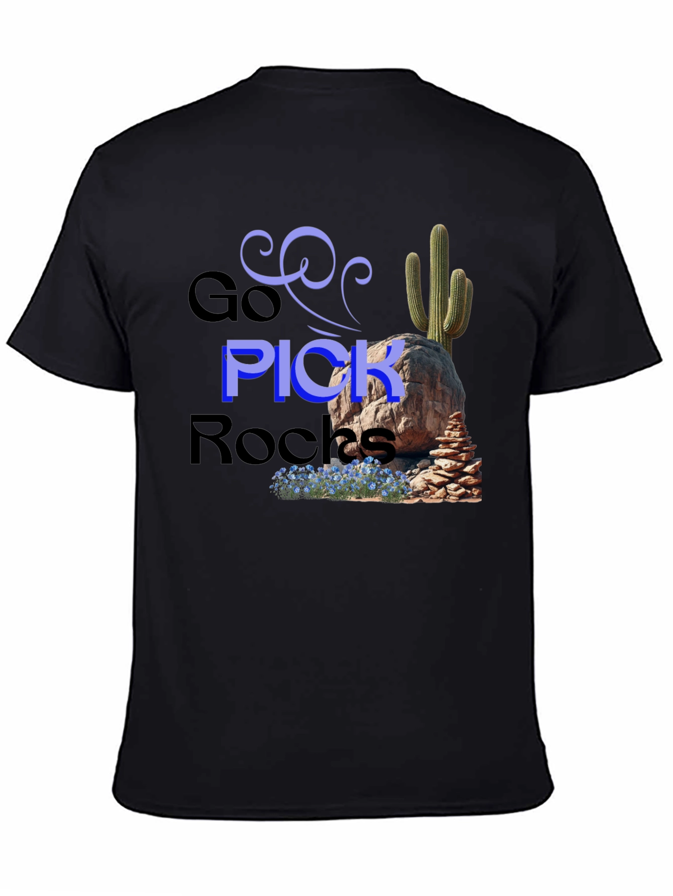 Go Pick Rocks Graphic Tee - Desert Adventure