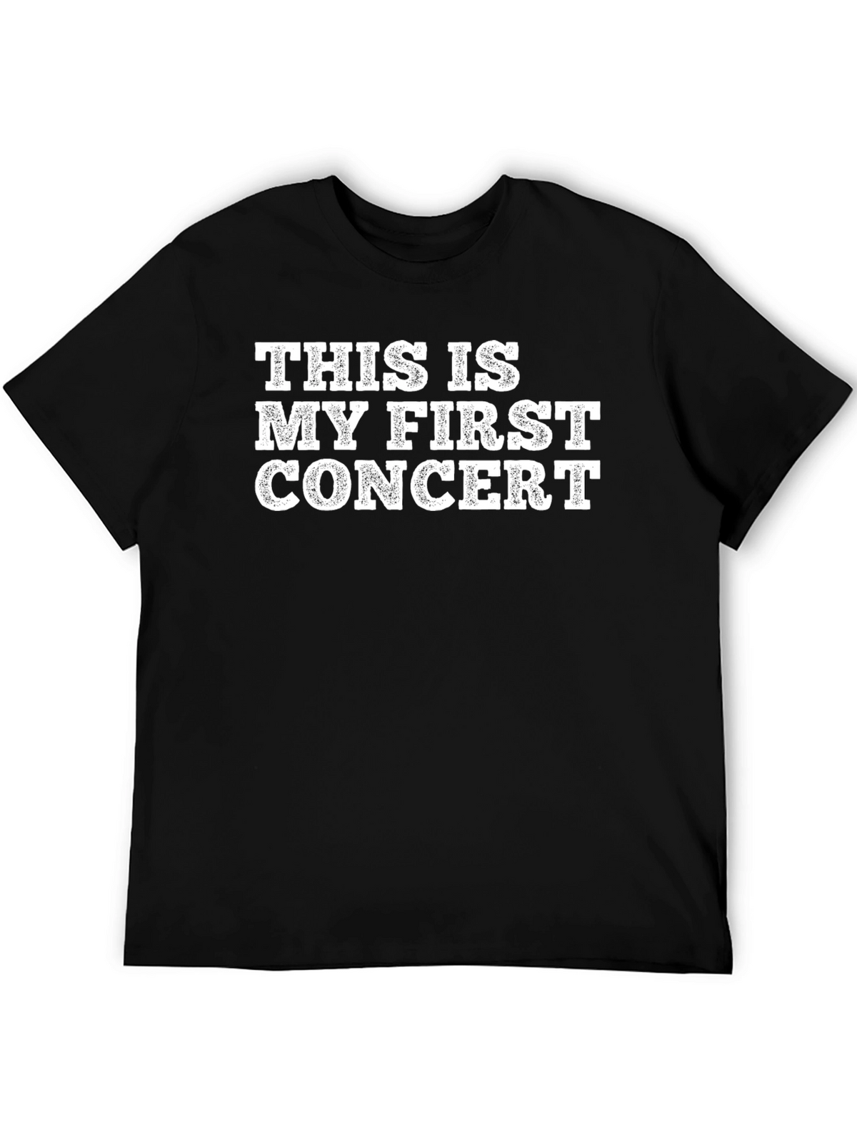 First Concert T-Shirt - Black Graphic Tee