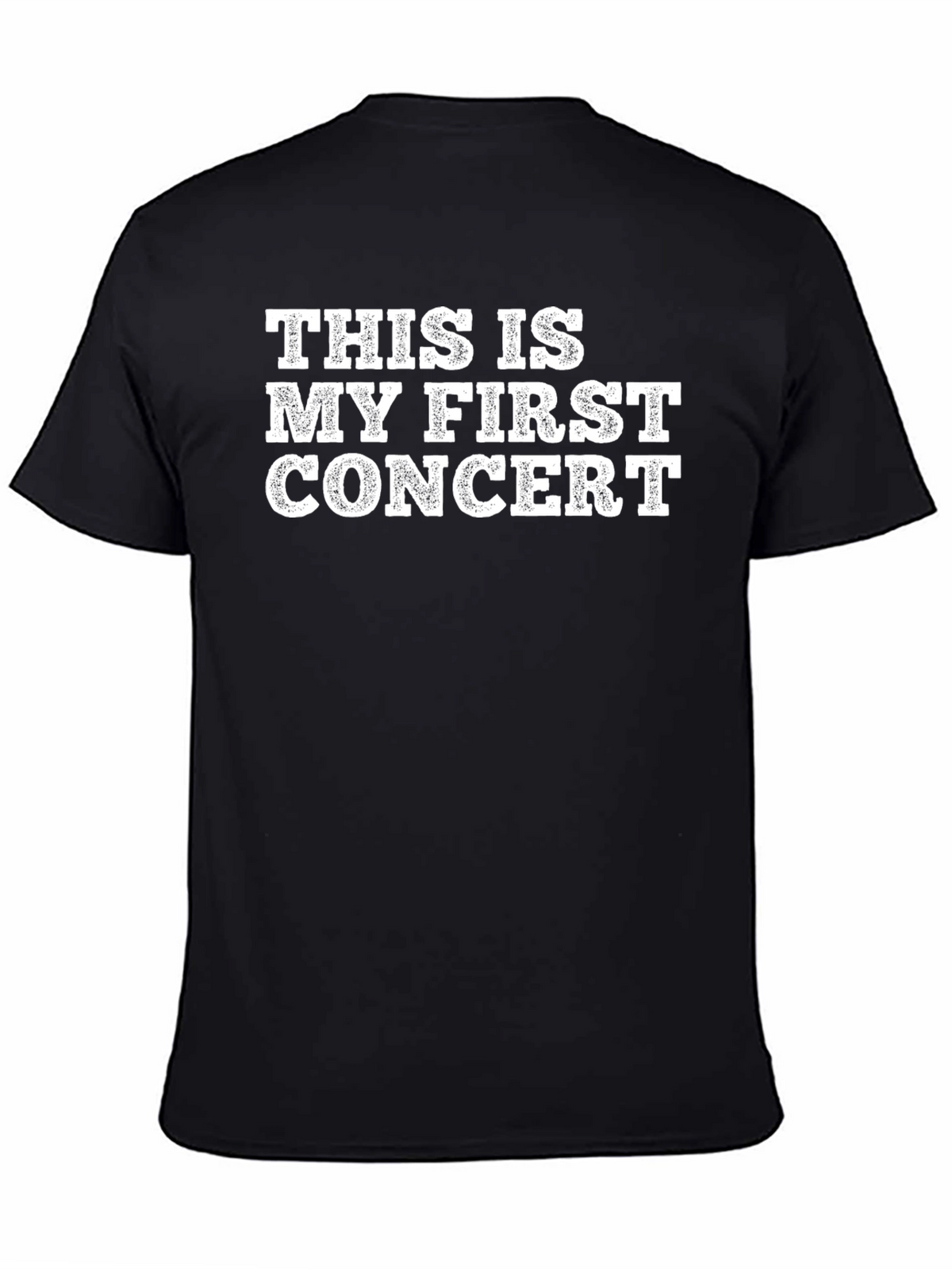 First Concert T-Shirt - Black Graphic Tee