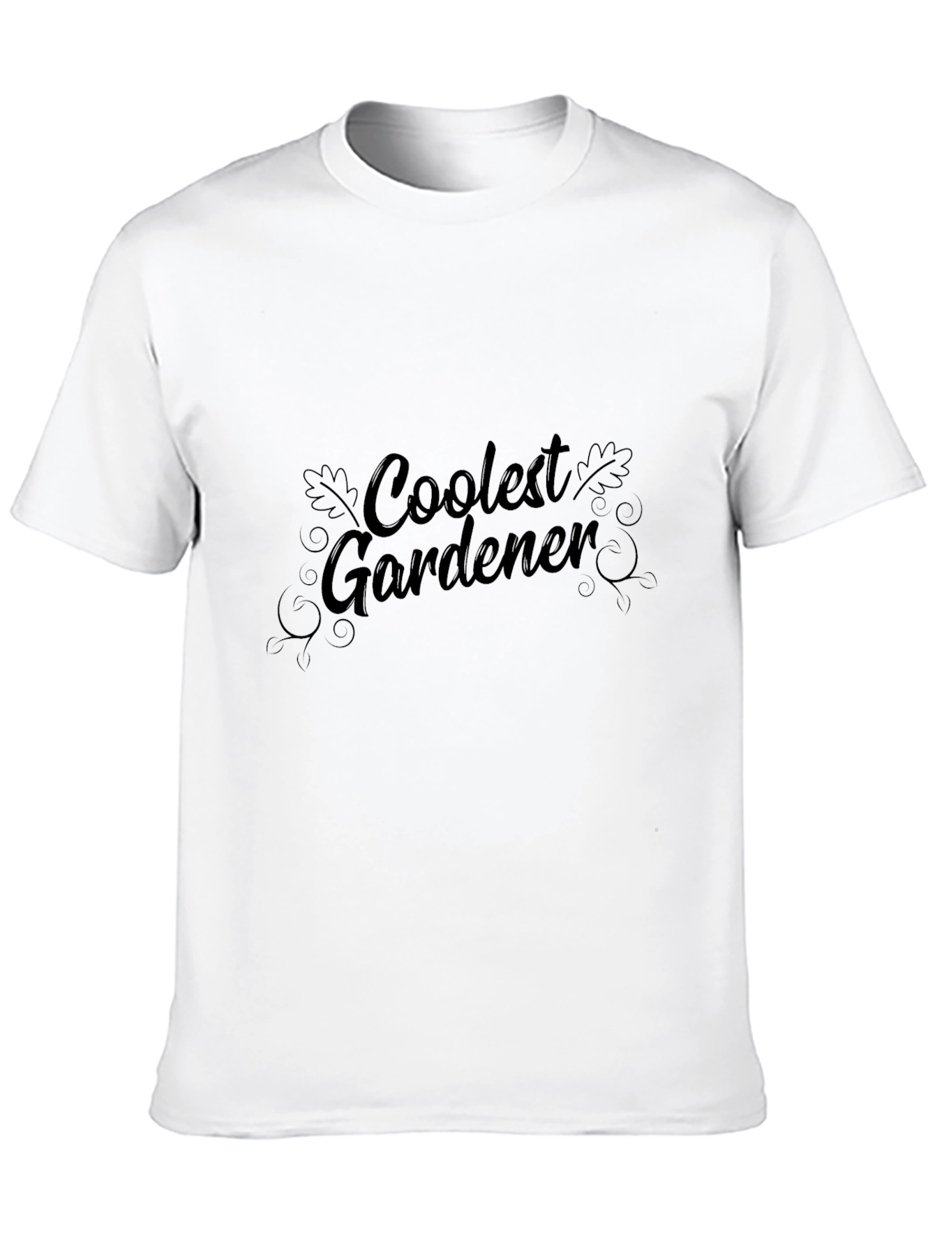 Coolest Gardener Black T-Shirt - Gardening Apparel