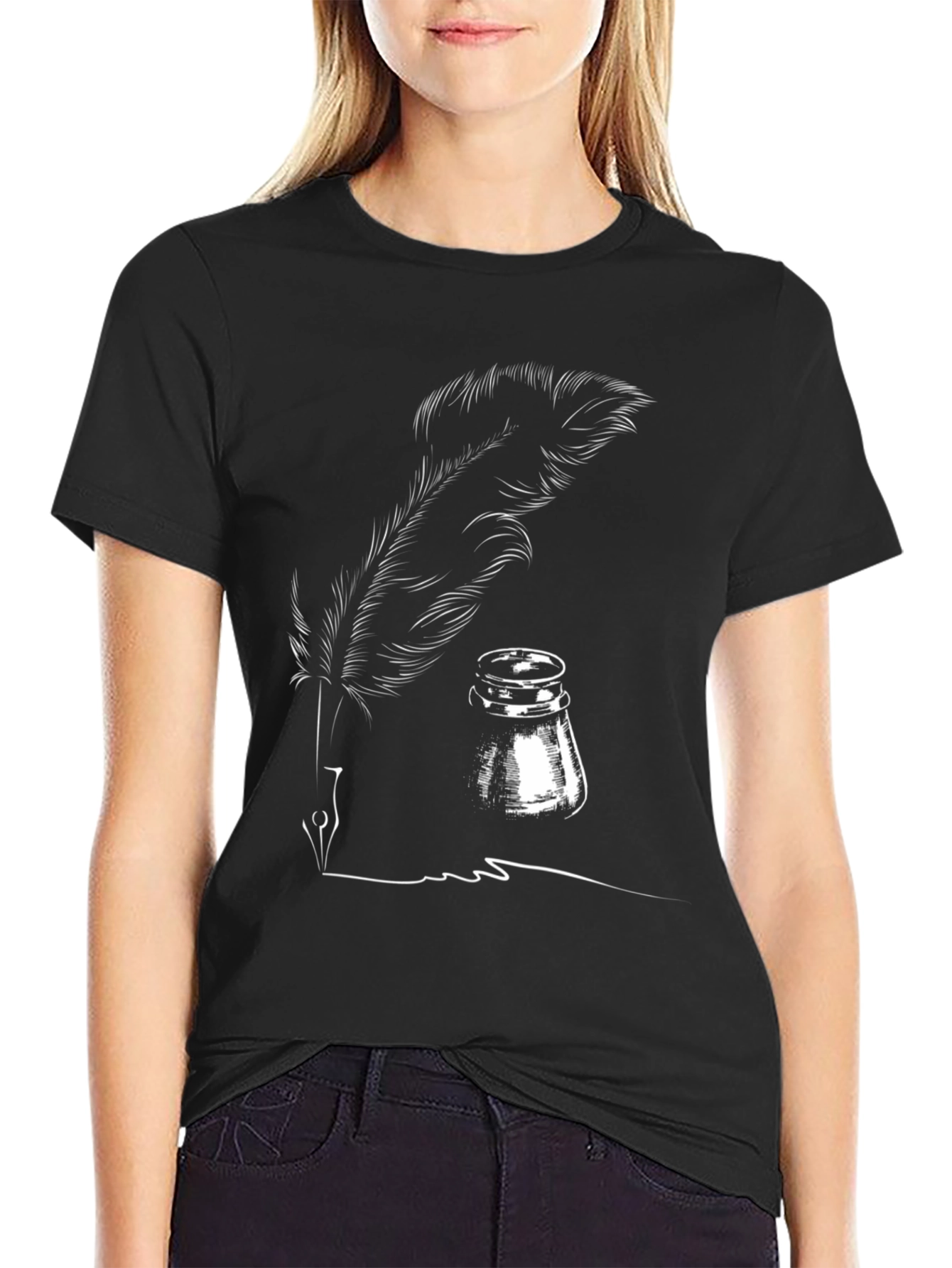 Quill & Inkwell Graphic Tee - Writers Shirt