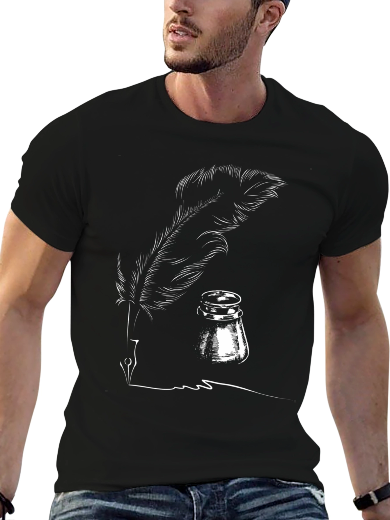 Quill & Inkwell Graphic Tee - Writers Shirt