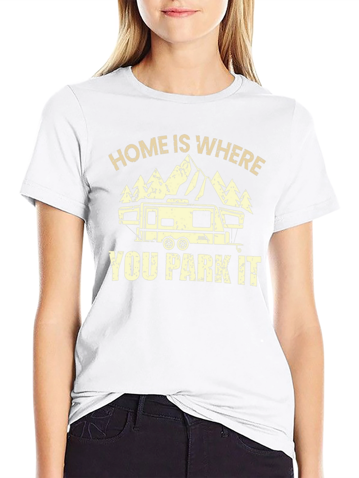 Home is Where You Park It RV Camping T-Shirt