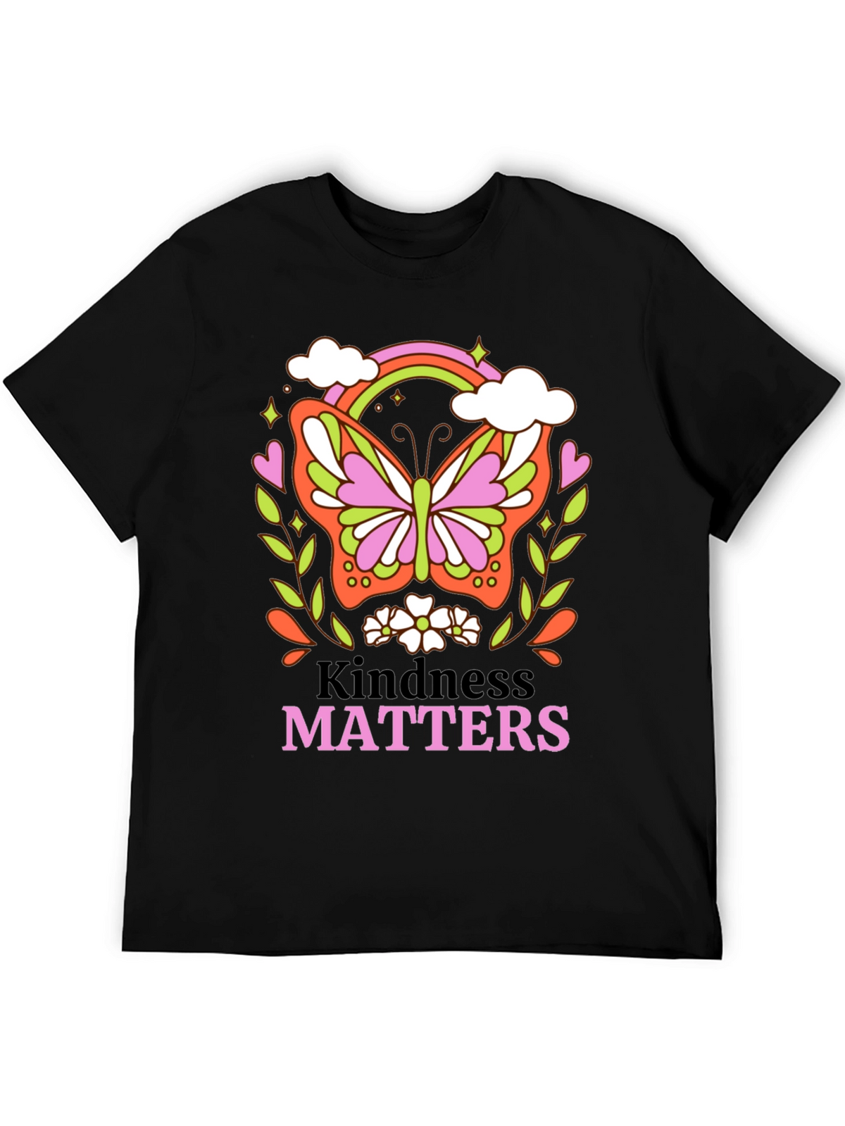 Kindness Matters Butterfly Graphic T-Shirt