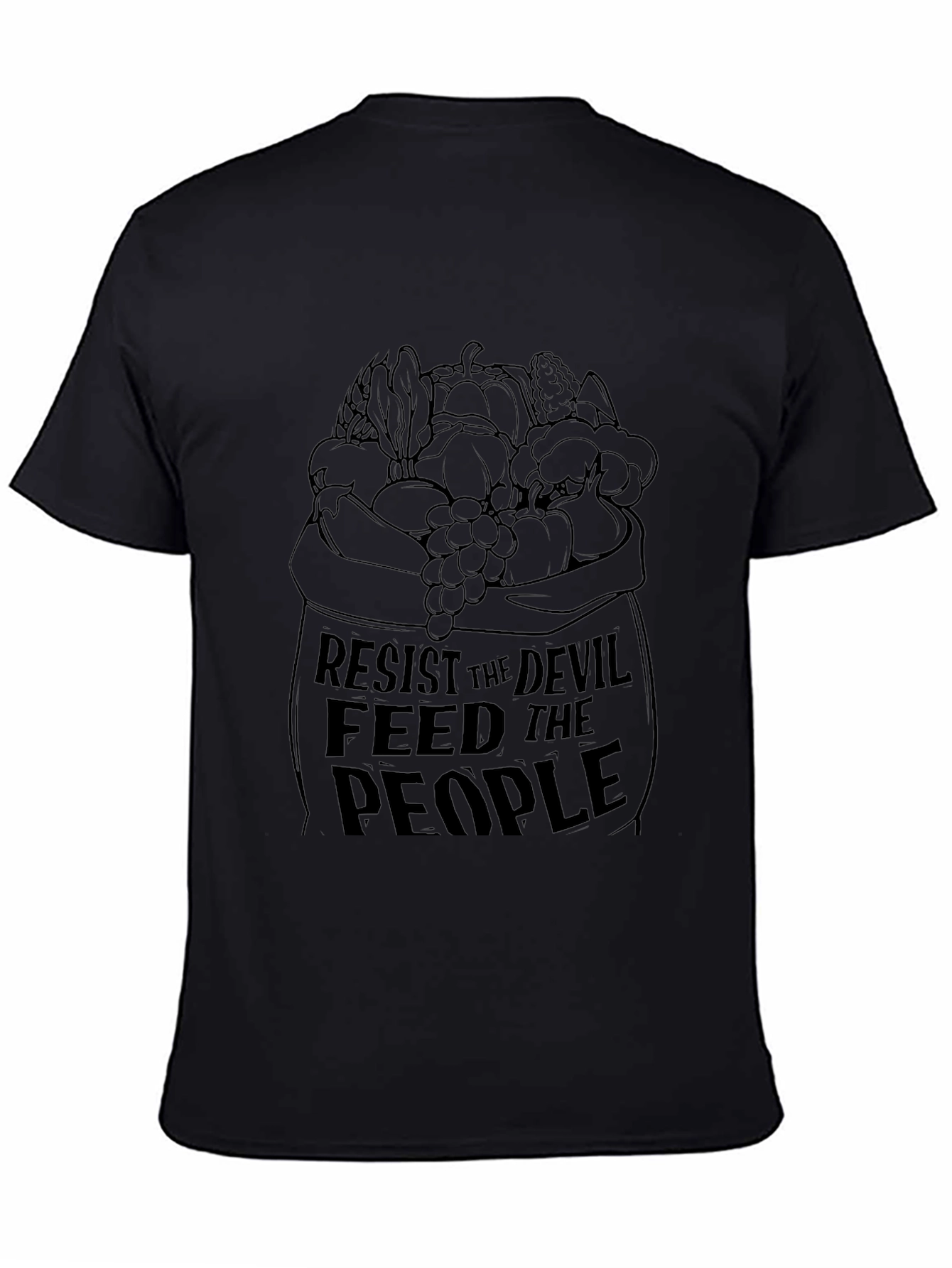 Resist the Devil Feed the People Graphic T-Shirt