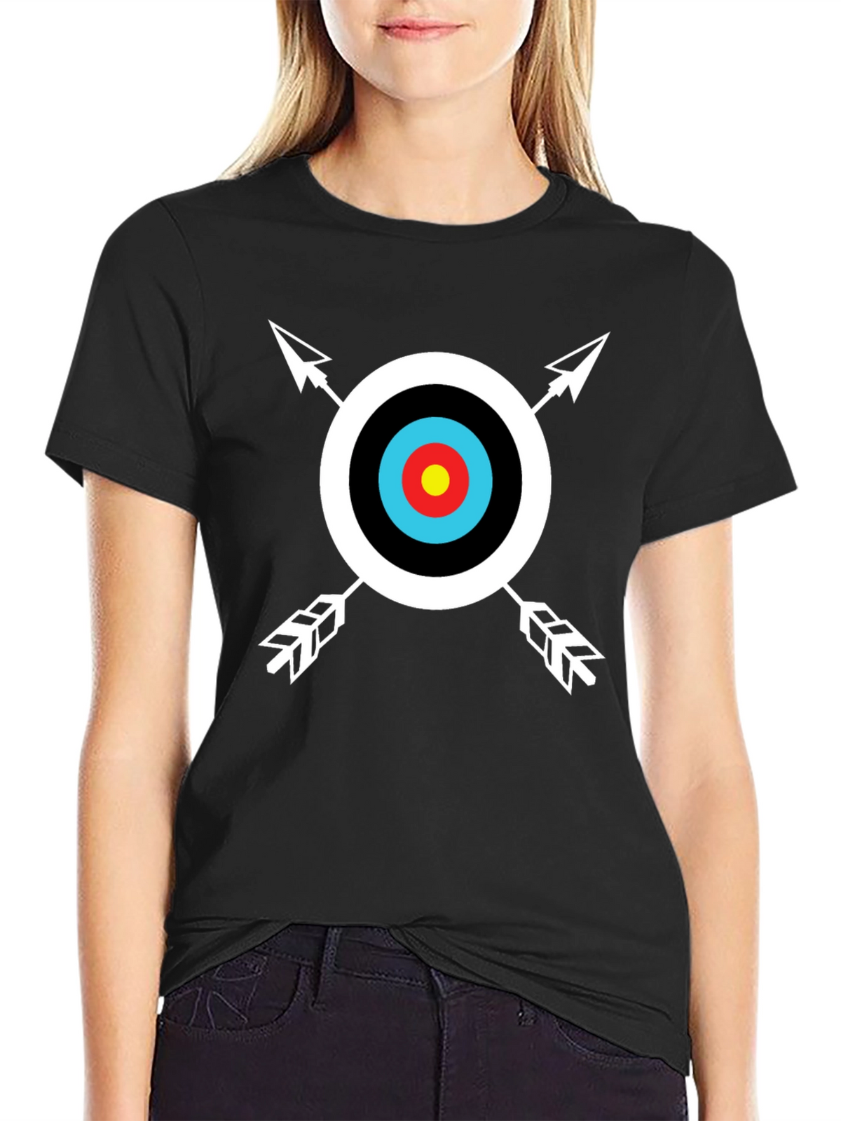 Archery Target Graphic Tee - Cool Casual Style