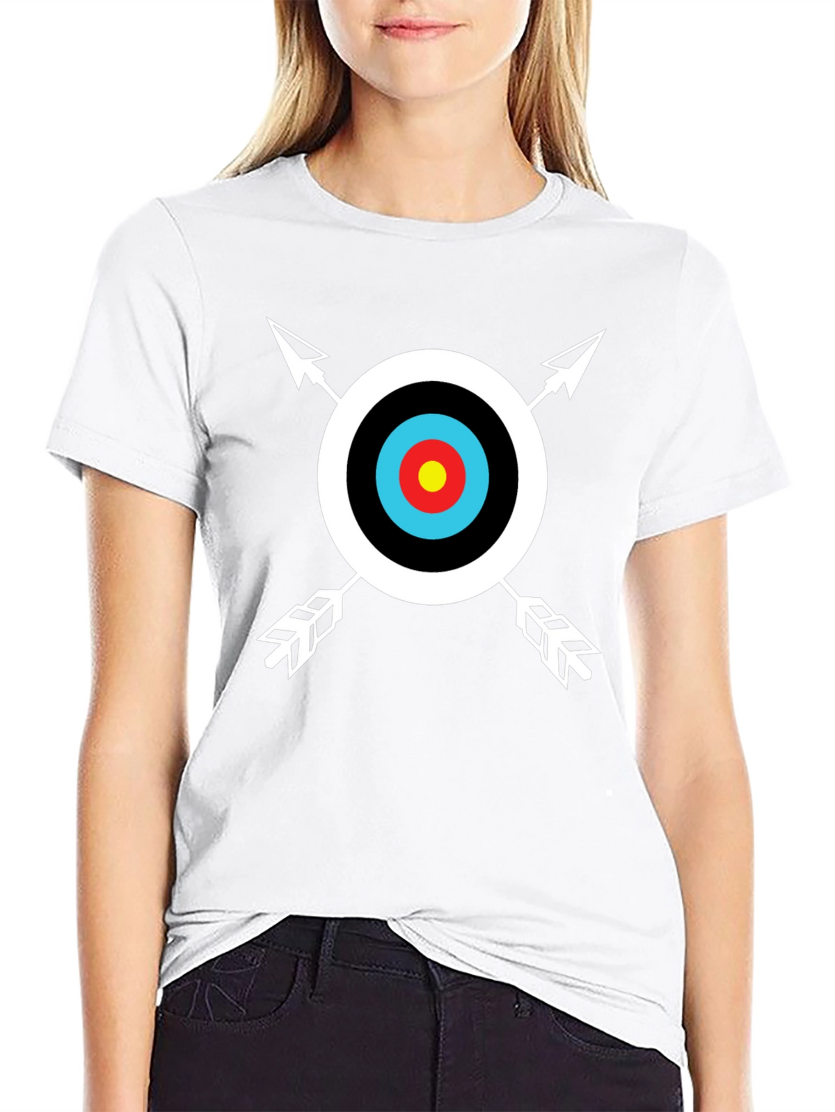 Archery Target Graphic Tee - Cool Casual Style