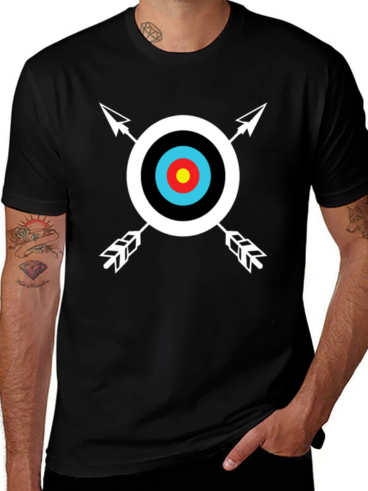 Archery Target Graphic Tee - Cool Casual Style