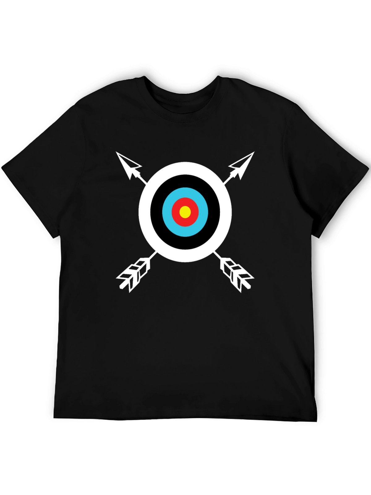Archery Target Graphic Tee - Cool Casual Style