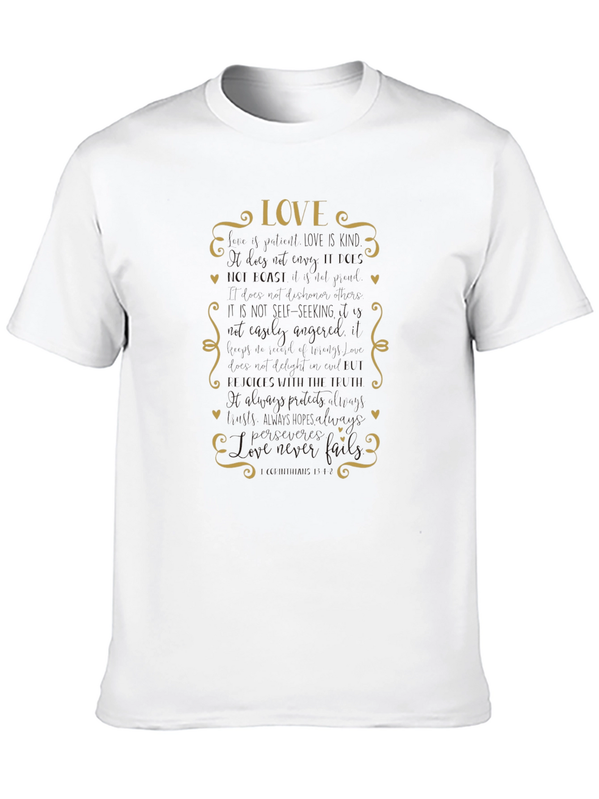 Love Decorative Graphic T-Shirt