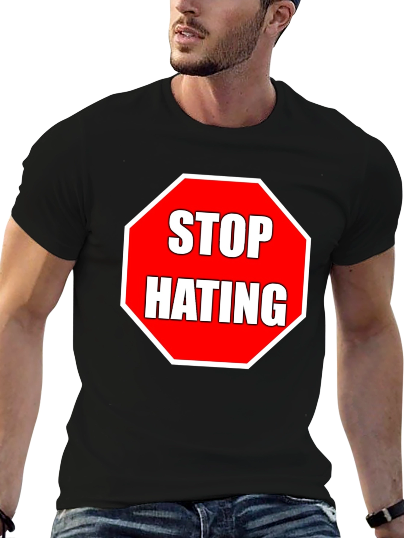 Stop Hating Graphic Tee - Anti-Bullying Awareness T-Shirt