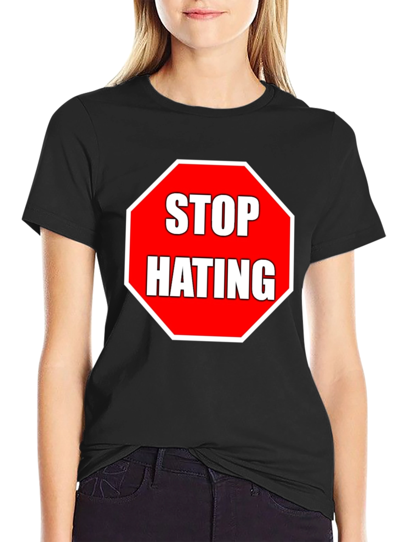 Stop Hating Graphic Tee - Anti-Bullying Awareness T-Shirt