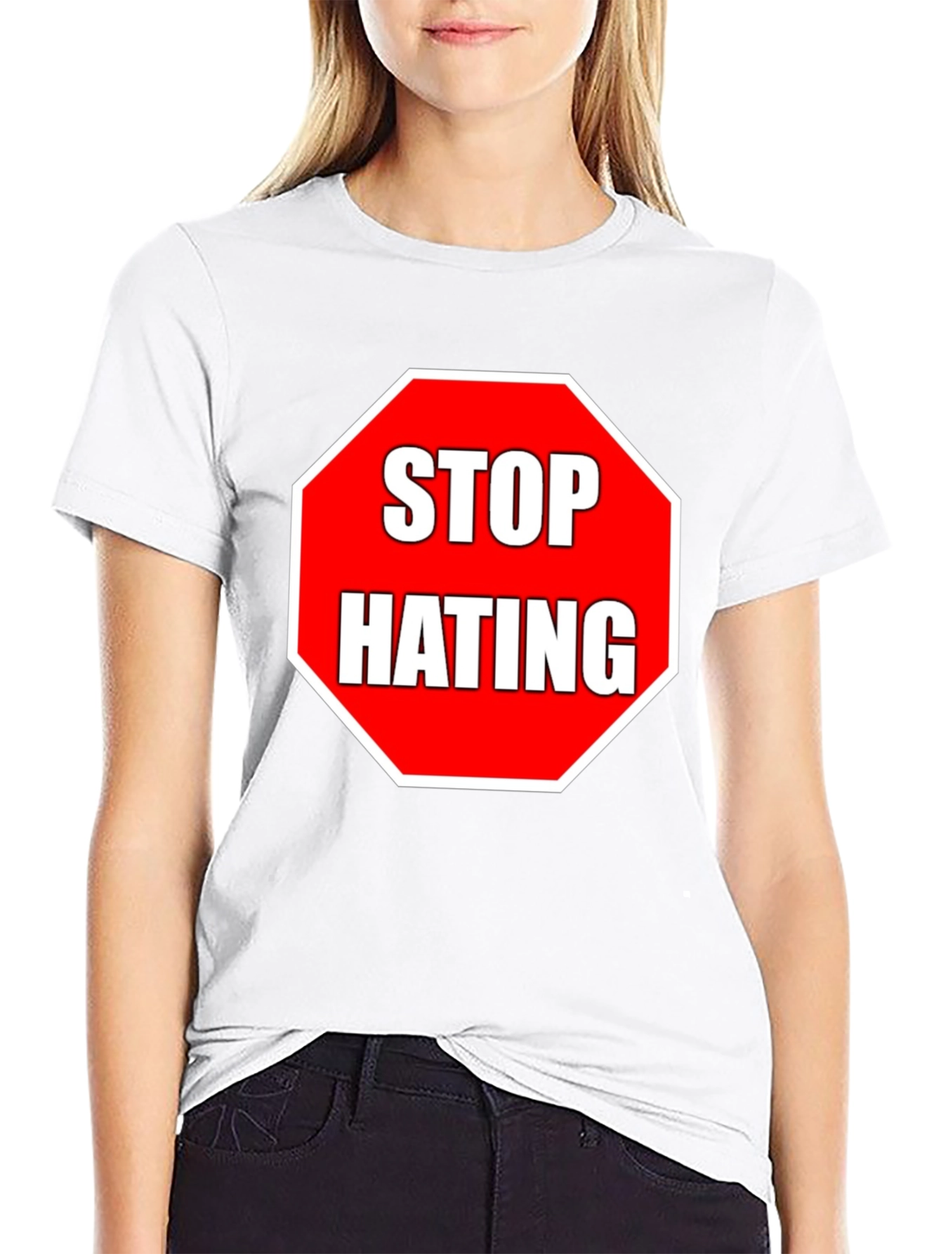 Stop Hating Graphic Tee - Anti-Bullying Awareness T-Shirt