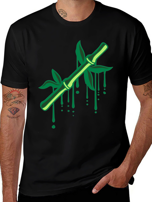 Bamboo Graphic Print T-Shirt