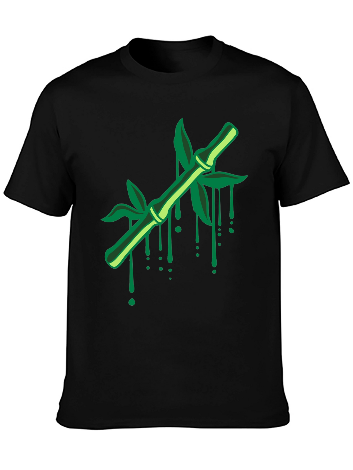 Bamboo Graphic Print T-Shirt