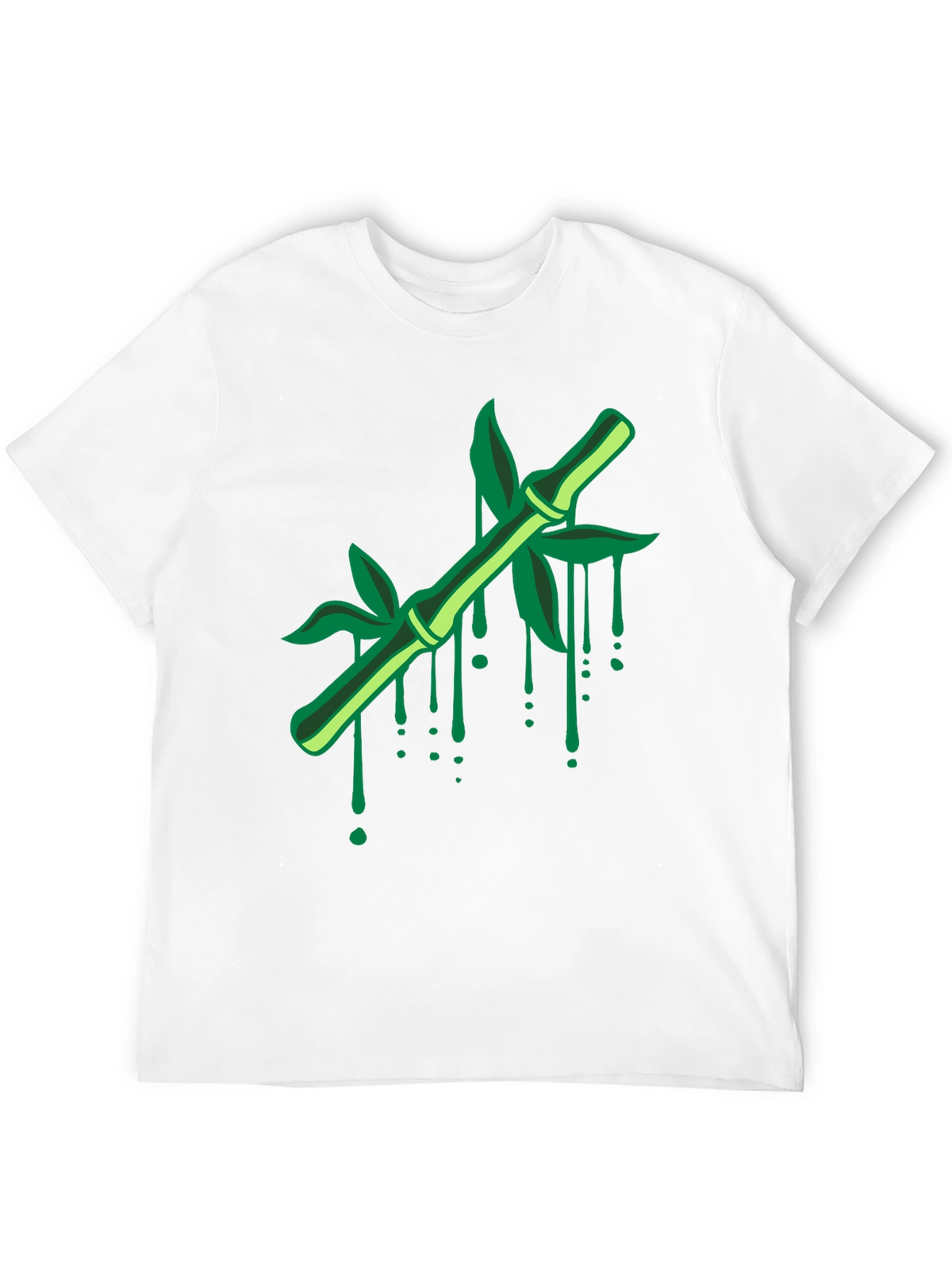 Bamboo Graphic Print T-Shirt