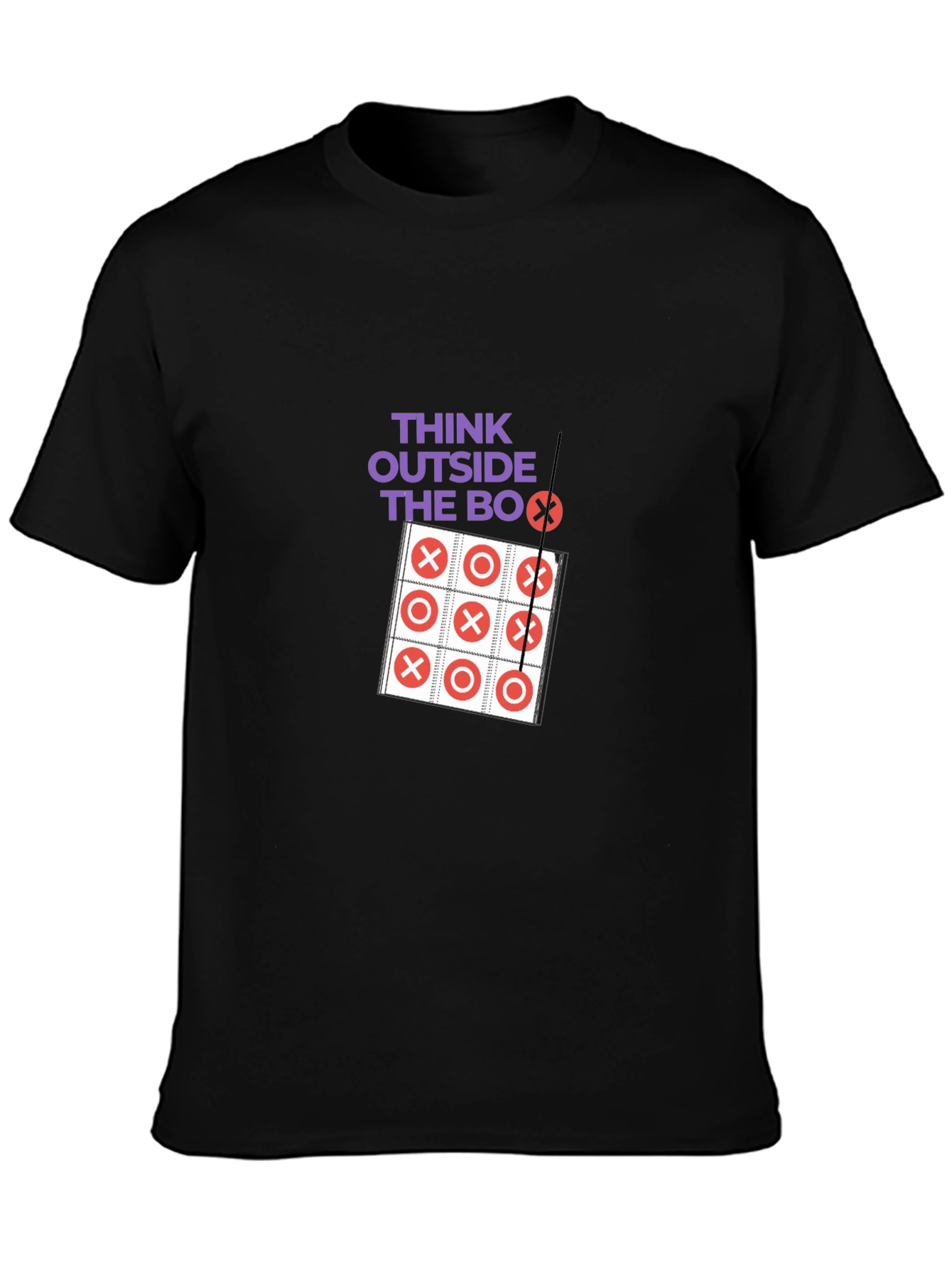 Think Outside the Box Tic-Tac-Toe Graphic Tee