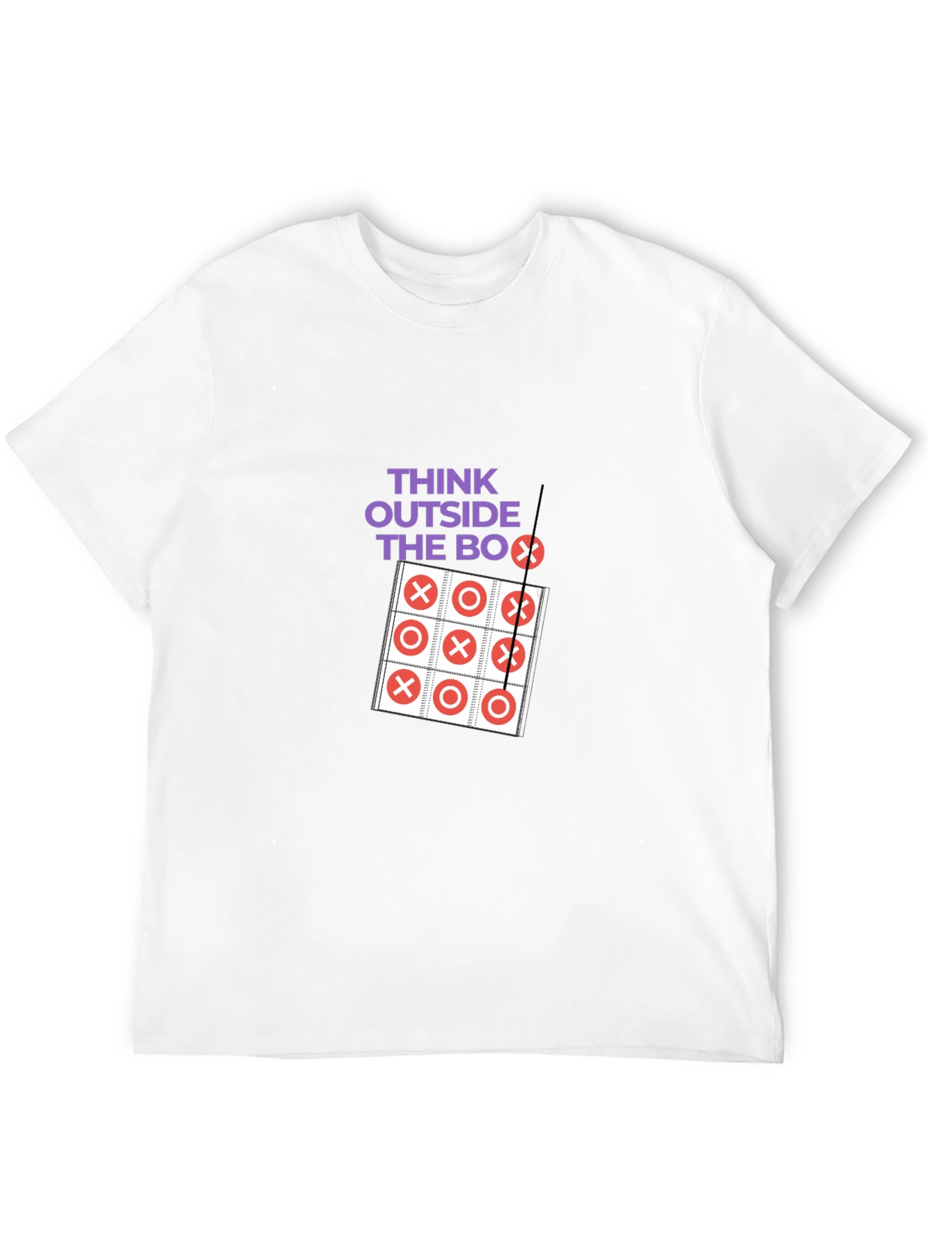 Think Outside the Box Tic-Tac-Toe Graphic Tee
