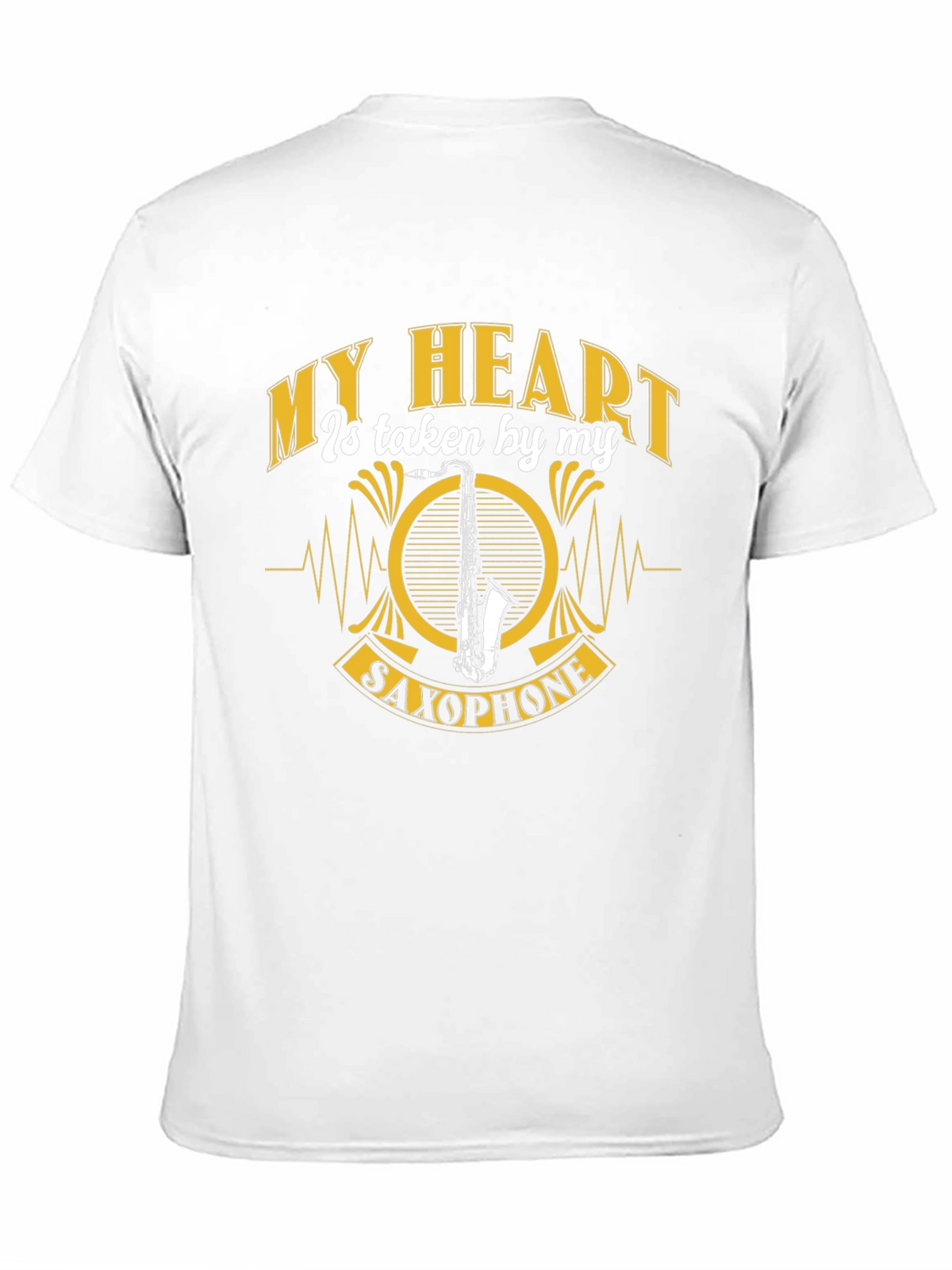 My Heart Saxophone Graphic Tee