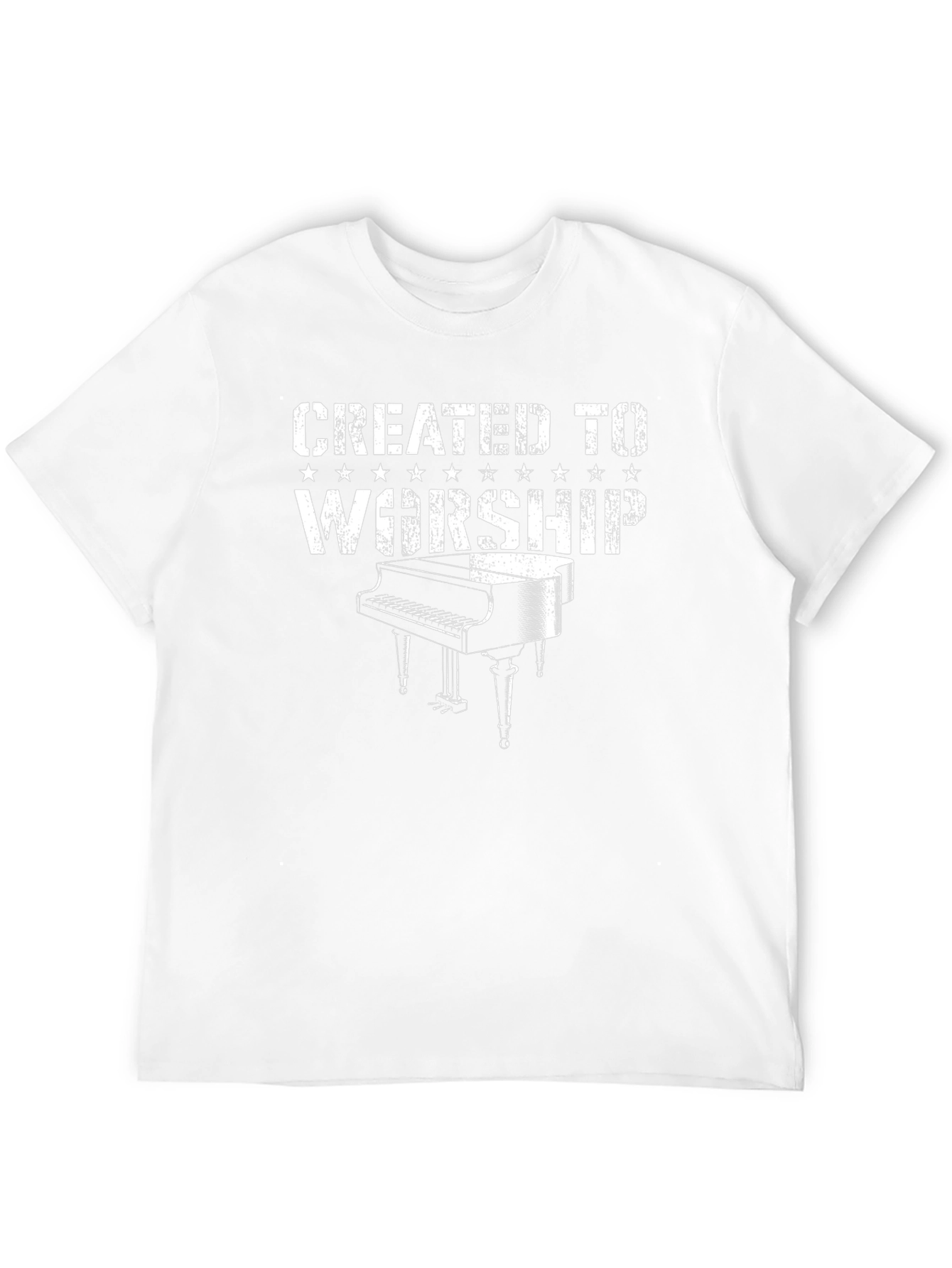 Created to Worship Piano Graphic T-Shirt