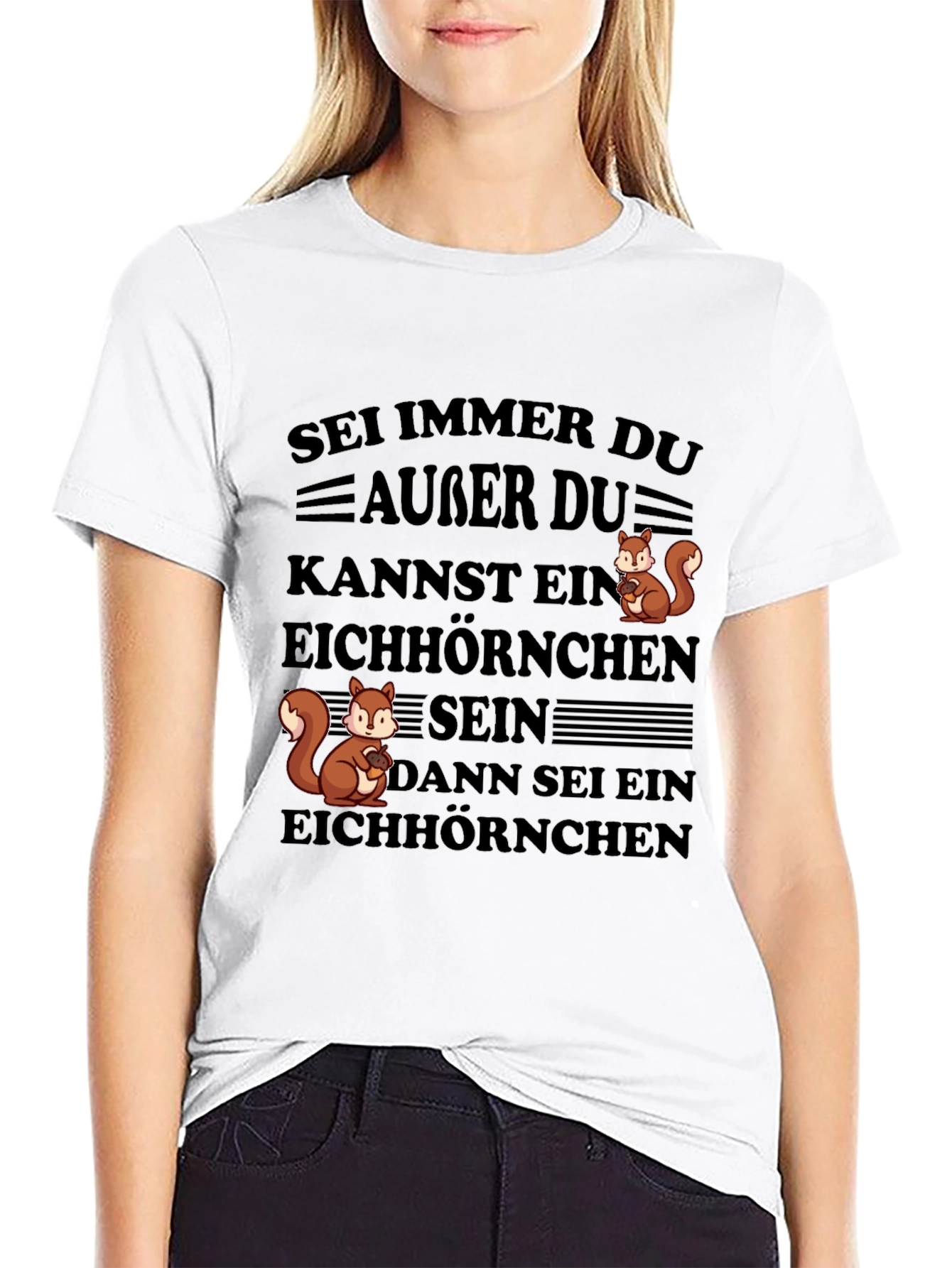 Be Yourself Squirrel T-Shirt - Funny Animal Tee