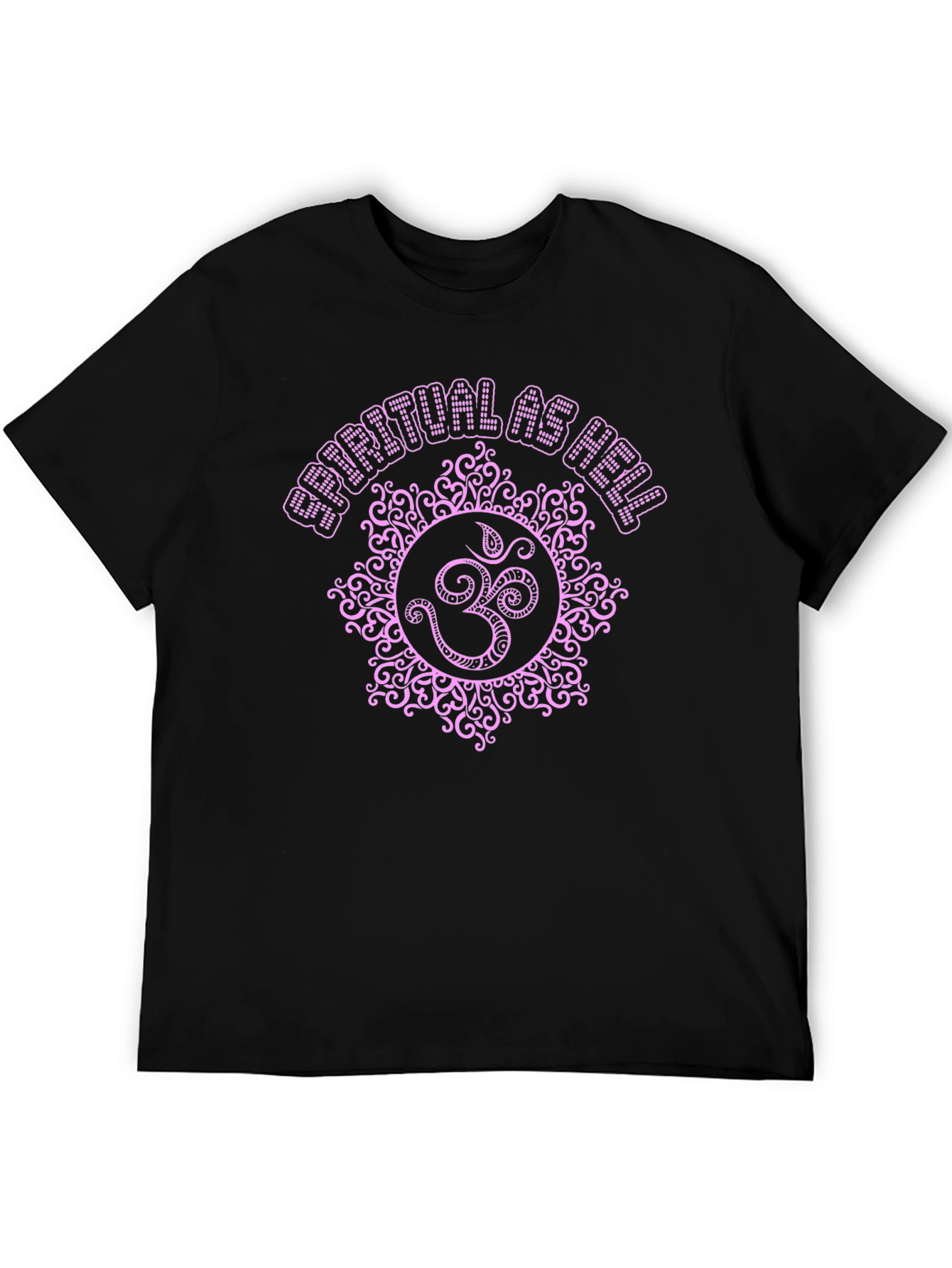 Spiritual As Hell Black T-Shirt
