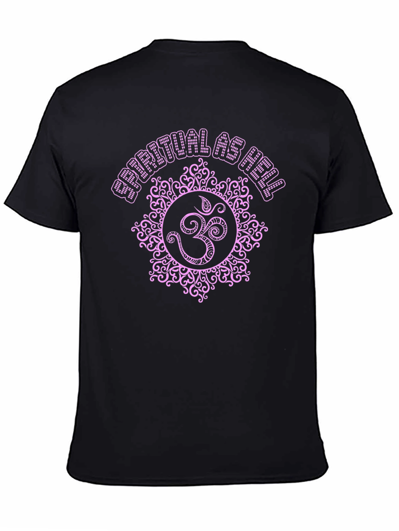 Spiritual As Hell Black T-Shirt