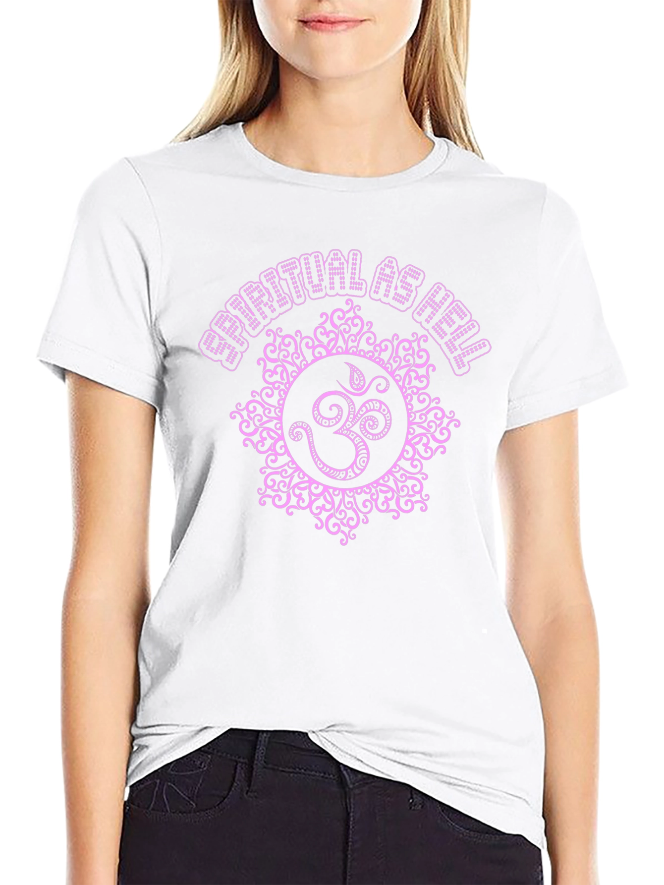 Spiritual As Hell Black T-Shirt