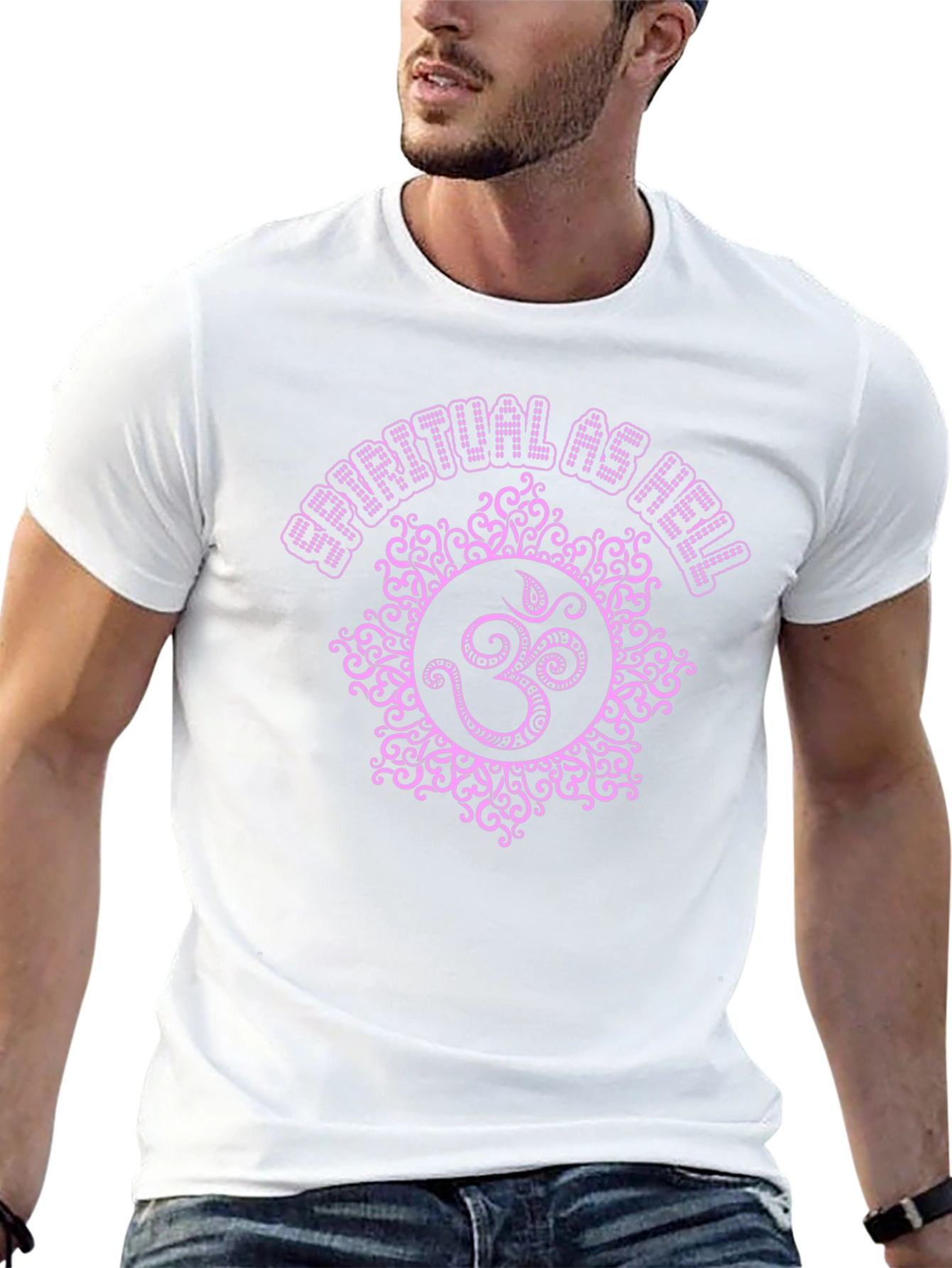 Spiritual As Hell Black T-Shirt